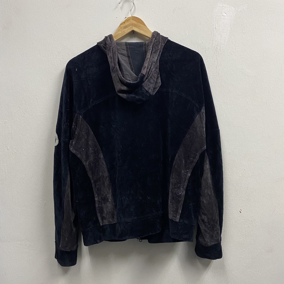 Marithe + Francois Girbaud Marithé + François Girbaud Velour Track Jacket Zipper Hoodie Size US M / EU 48-50 / 2 - 2 Thumbnail