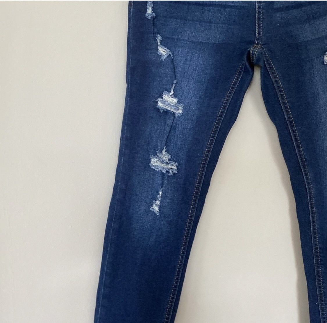 Other WAX JEANS BUTT I LOVE YOU DISTRESSED SKINNY STRETCH JEANS Size 27" / US 4 / IT 40 - 3 Thumbnail