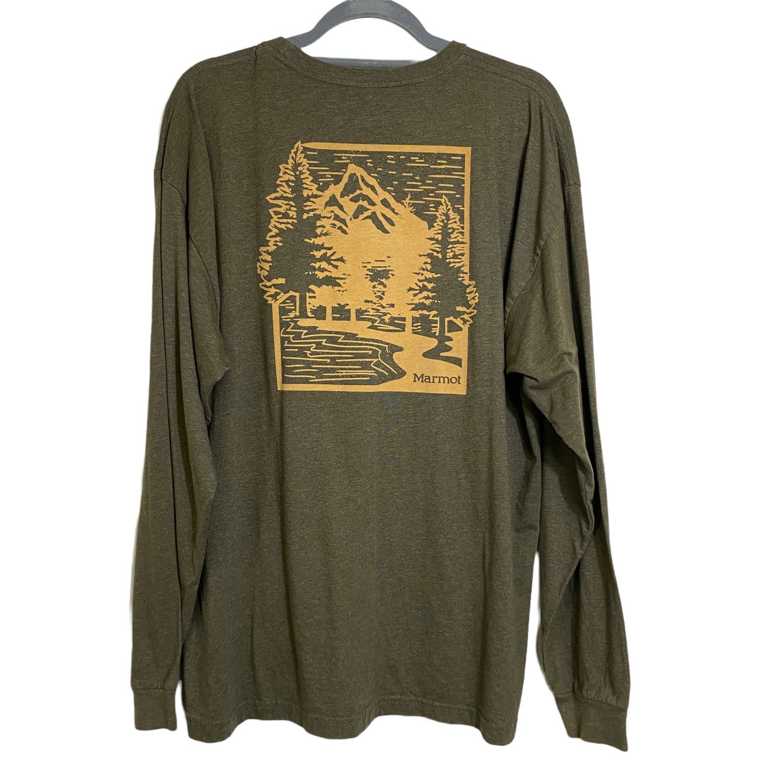 Marmot Marmot Mens Size XL Graphic Print Long Sleeve T Shirt Size US XL / EU 56 / 4 - 6 Thumbnail