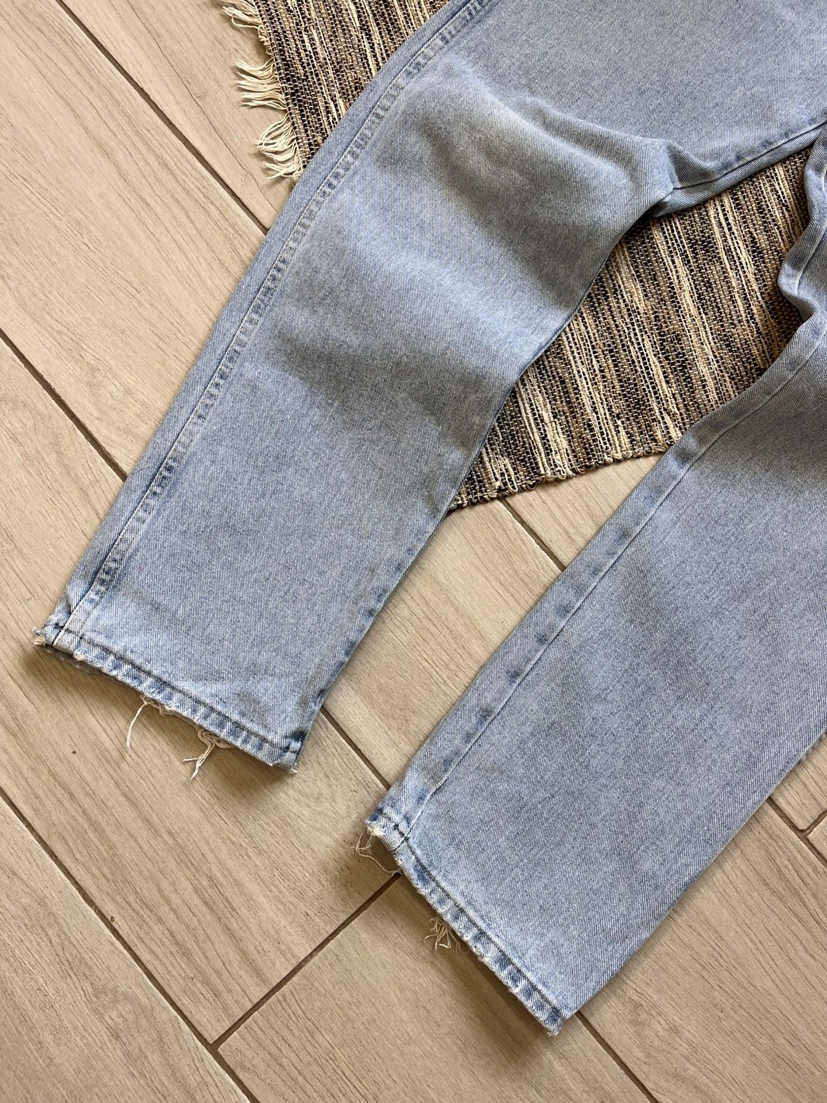 Vintage × Wrangler Vintage Wrangler Jeans washed distressed denim blue Size US 34 / EU 50 - 6 Thumbnail
