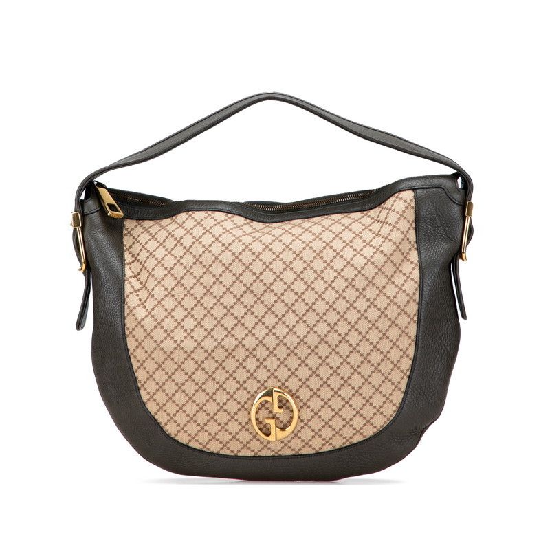 Gucci Gucci Gucci Diamante Sukey Canvas Leather 2way Bag