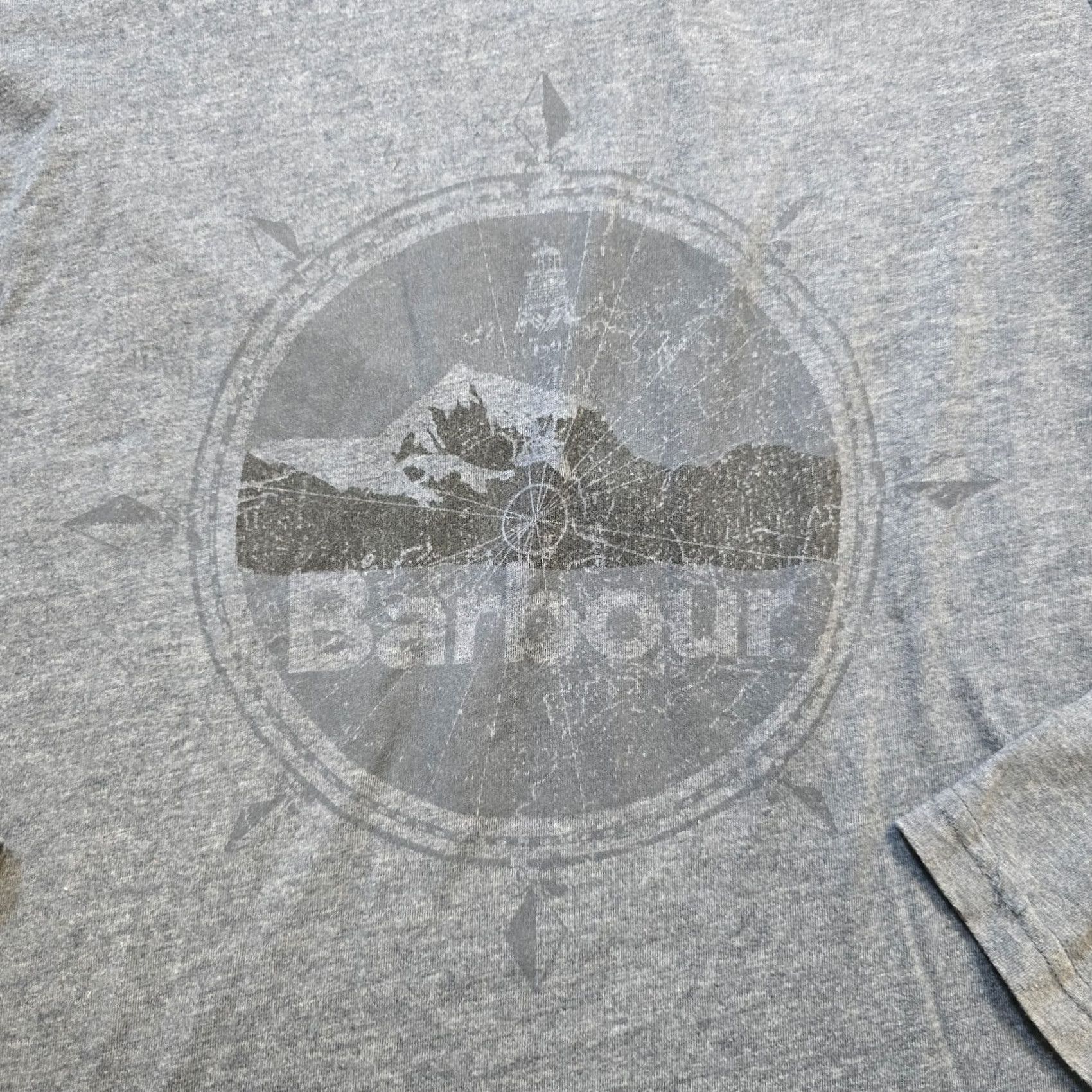 Barbour Barbour Shirt Womens Size 8 Gray Long Sleeve Round Neck Logo Basic Size M / US 6-8 / IT 42-44 - 3 Thumbnail