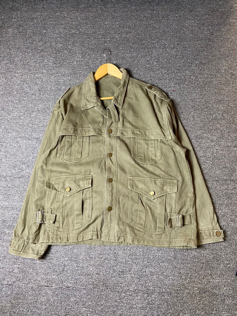 Japanese Brand EKOOL Brand Multipocket Military Style Jacket (176) Size US M / EU 48-50 / 2 - 1 Thumbnail