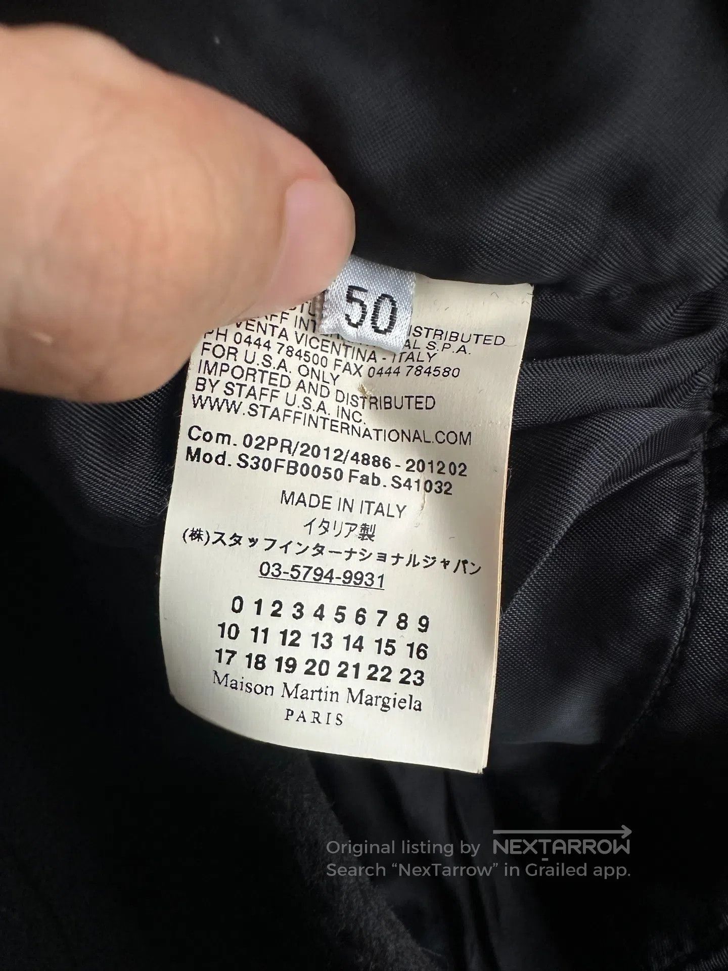 Maison Margiela Maison Margiela size50 12aw Wool Stitch Vest| Size US M / EU 48-50 / 2 - 7 Thumbnail