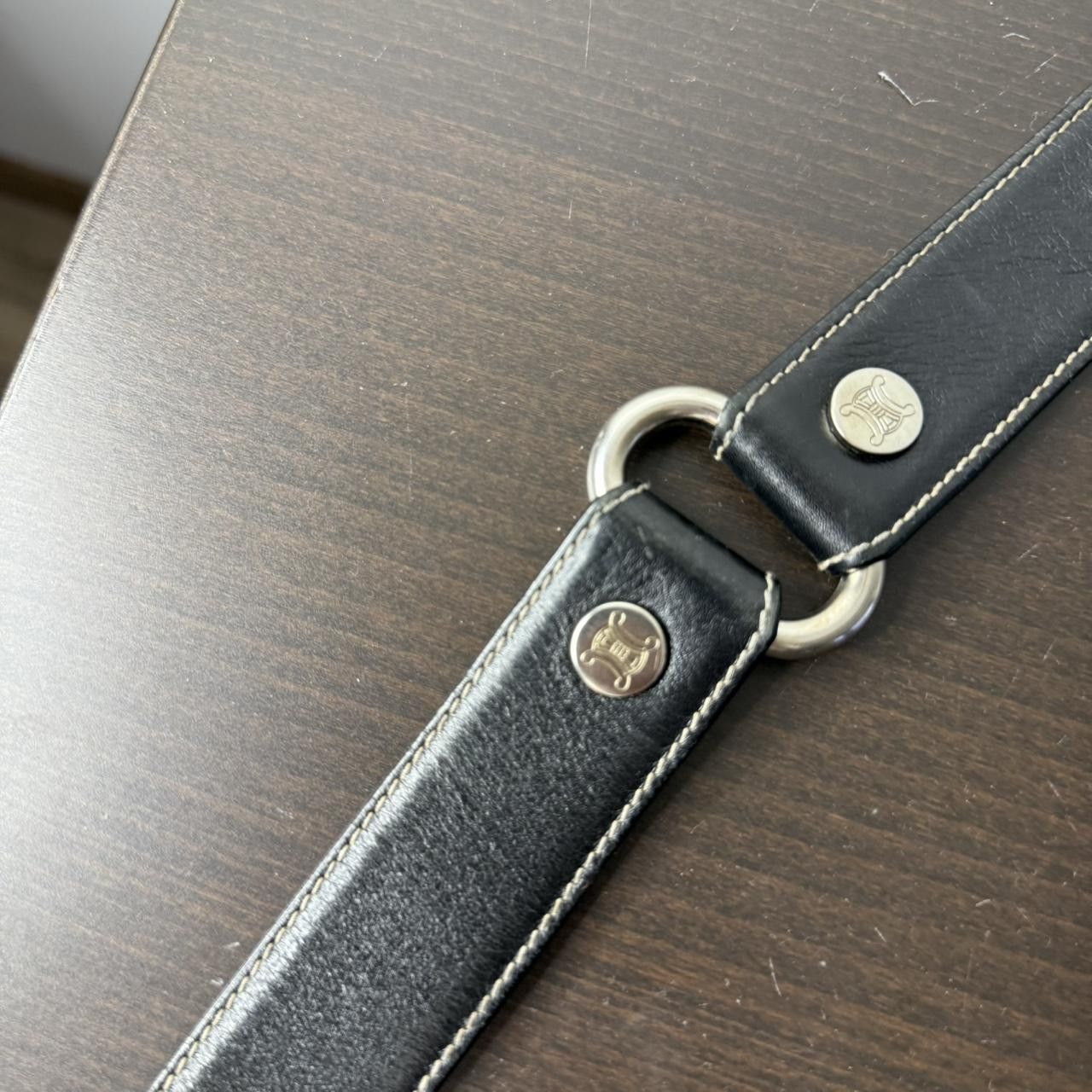 Celine Celine Real Leather Black Belt Designer Minimalist Size ONE SIZE - 3 Thumbnail