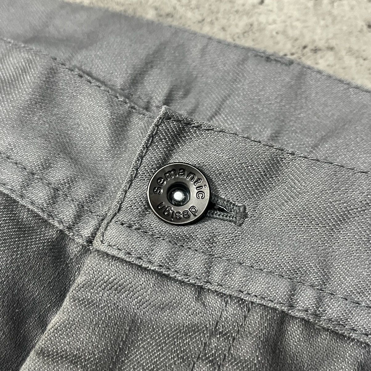 semanticdesign Semantic Design Tactical Zip Flared Trousers - Grey Size US 33 - 8 Thumbnail