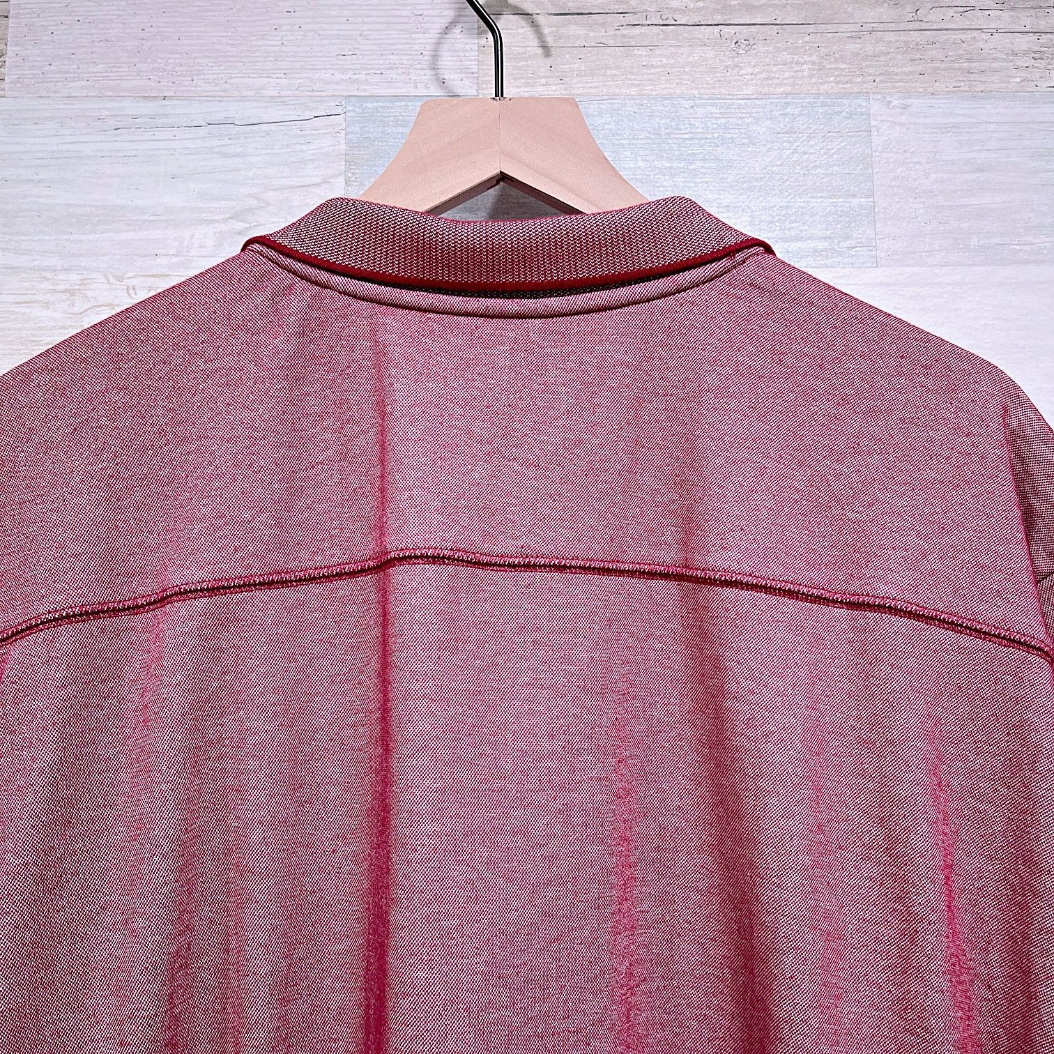 Tommy Bahama Tommy Bahama Supima Cotton Pique Polo Shirt Red Mens 3XL Size US XXL / EU 58 / 5 - 5 Thumbnail