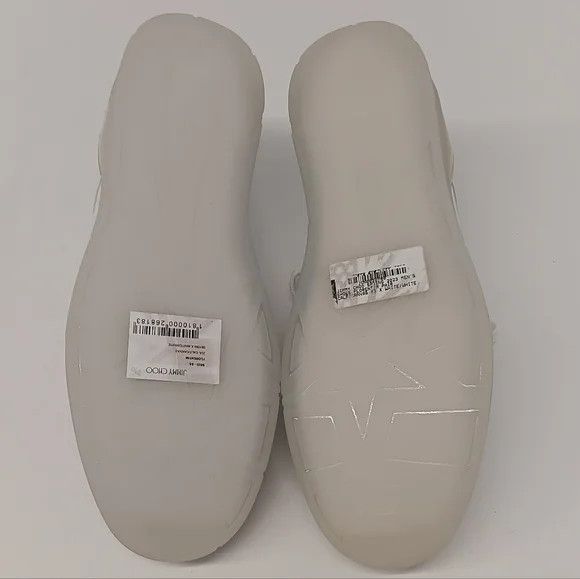 Jimmy Choo Jimmy Choo Men's White Florent Low-Top Sneakers - EU43/US10 Size US 10 / EU 43 - 12 Thumbnail