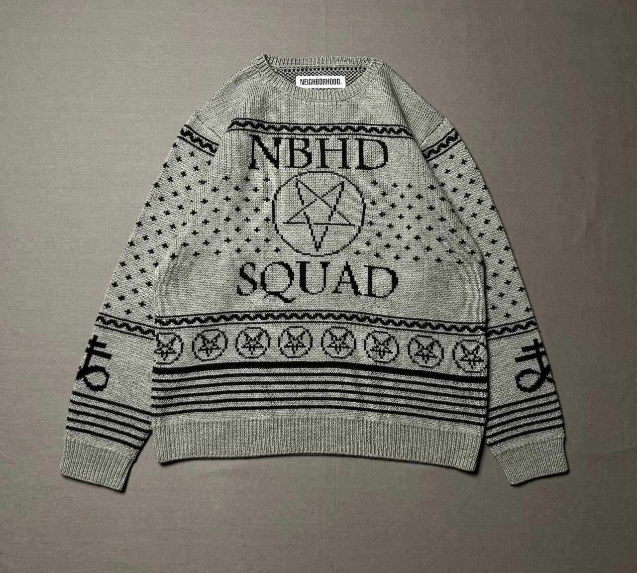 Neighborhood FW19 Jacquard Knitted Sweate