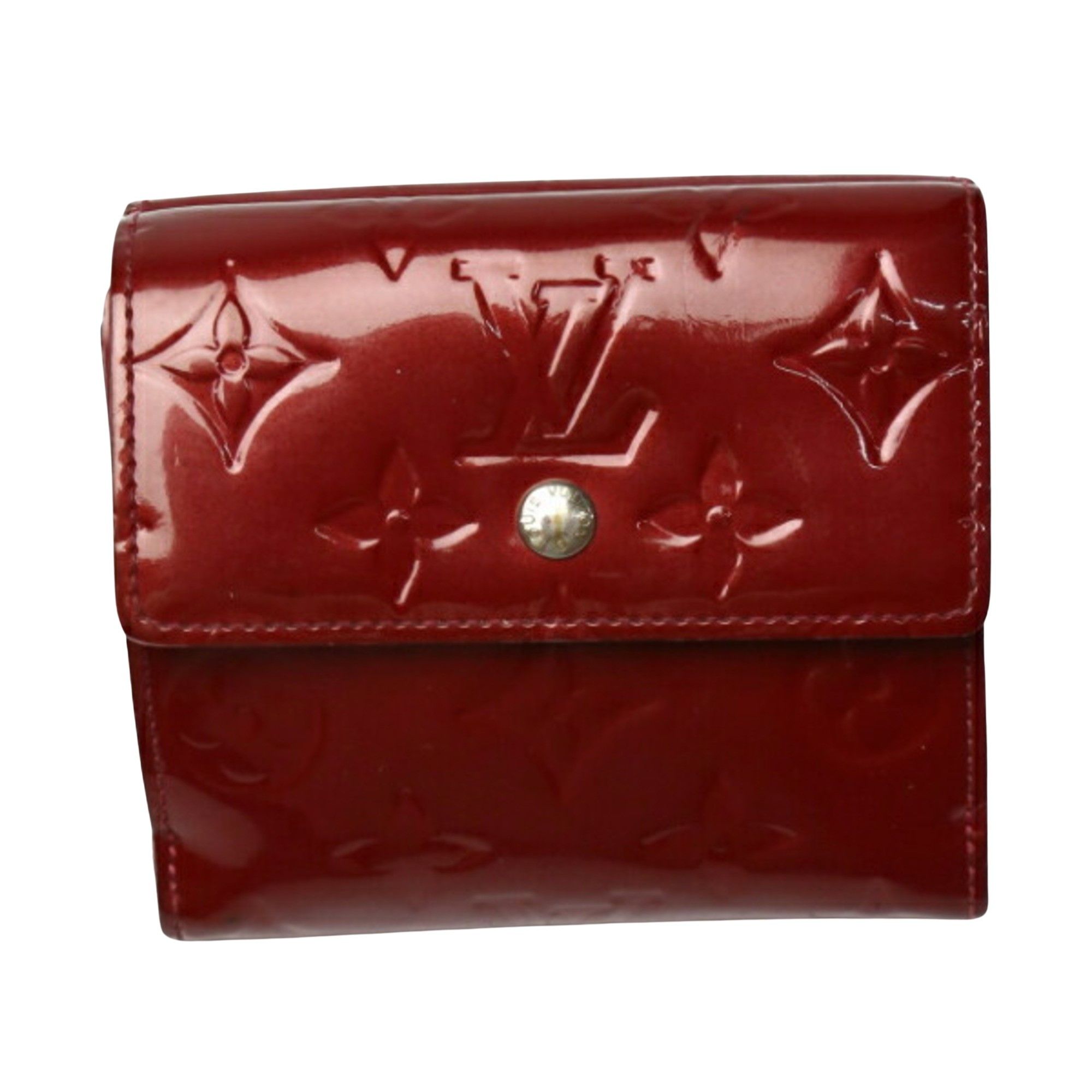 image of Louis Vuitton Portefeuille Elise Wallet in Red, Women's
