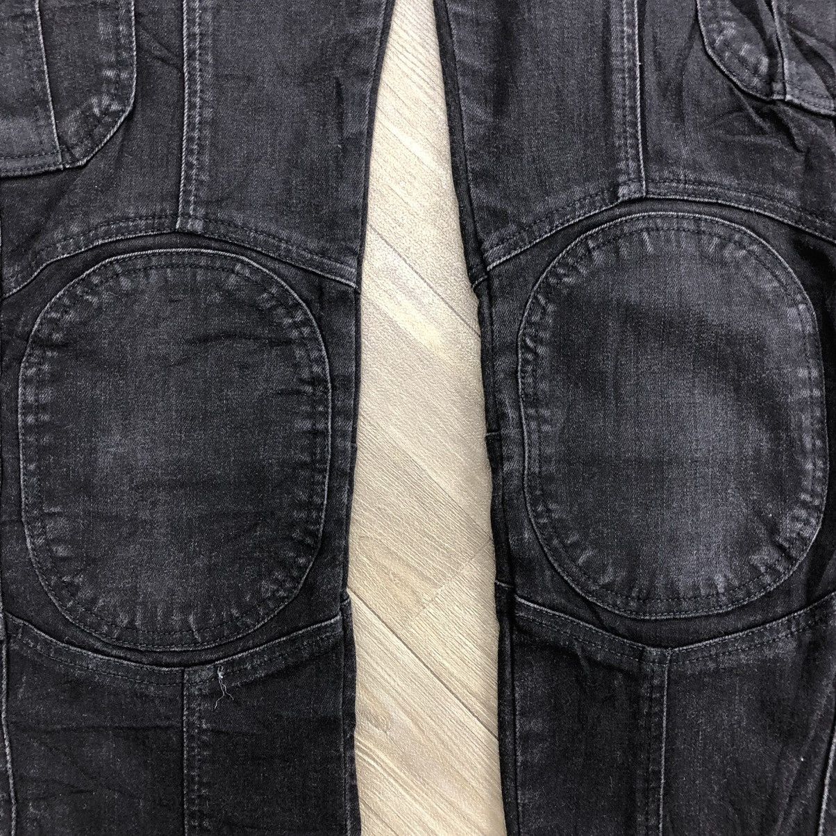 Burberry × Designer × Vintage 2000s Burberry Brit Cargo Bondage Bikers Jeans Skinny Size US 32 / EU 48 - 5 Thumbnail