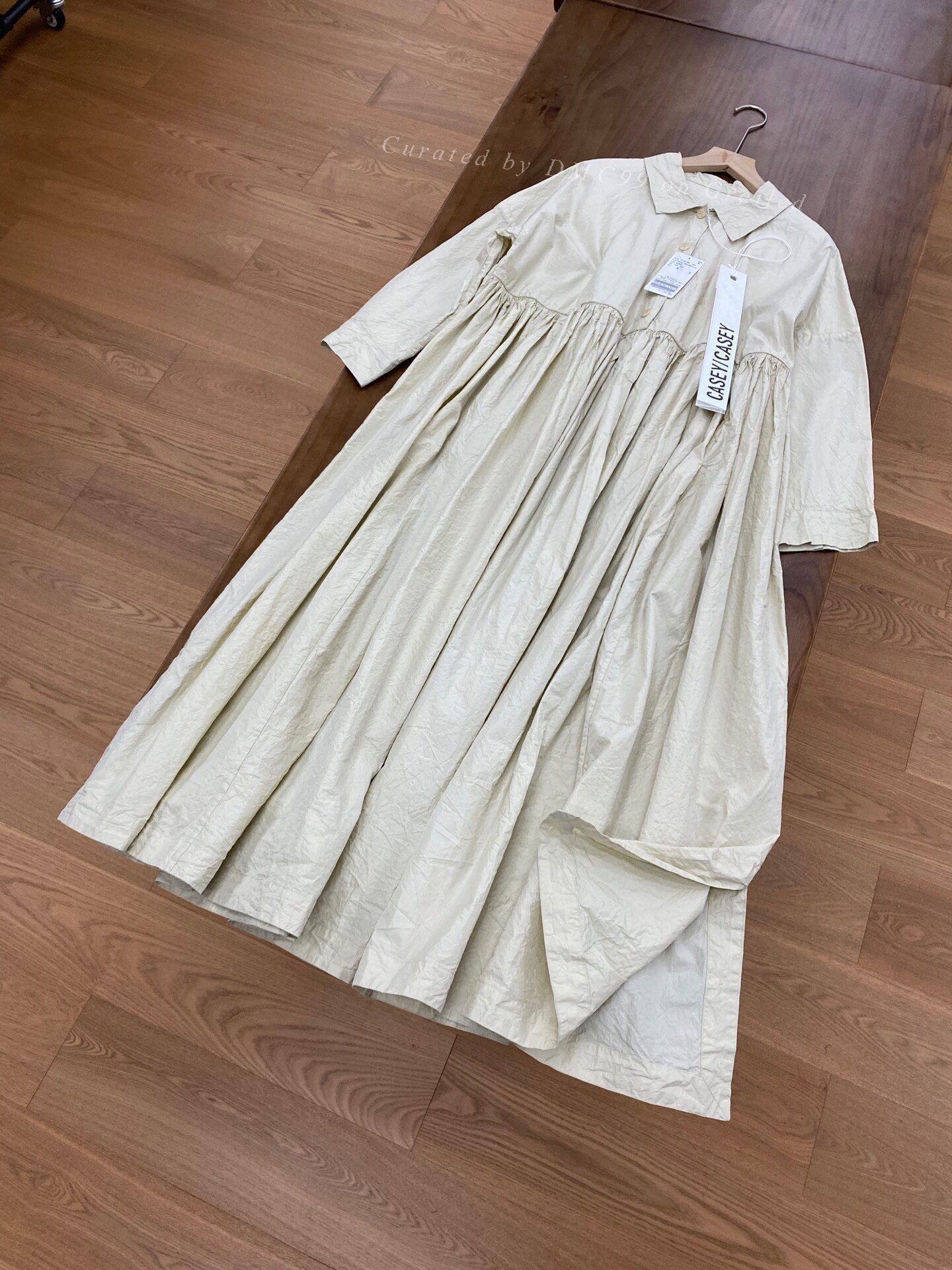 Casey Casey CaseyCasey Silk-Cotton Taffeta Long-Sleeve Dress Size M / US 6-8 / IT 42-44 - 1 Thumbnail