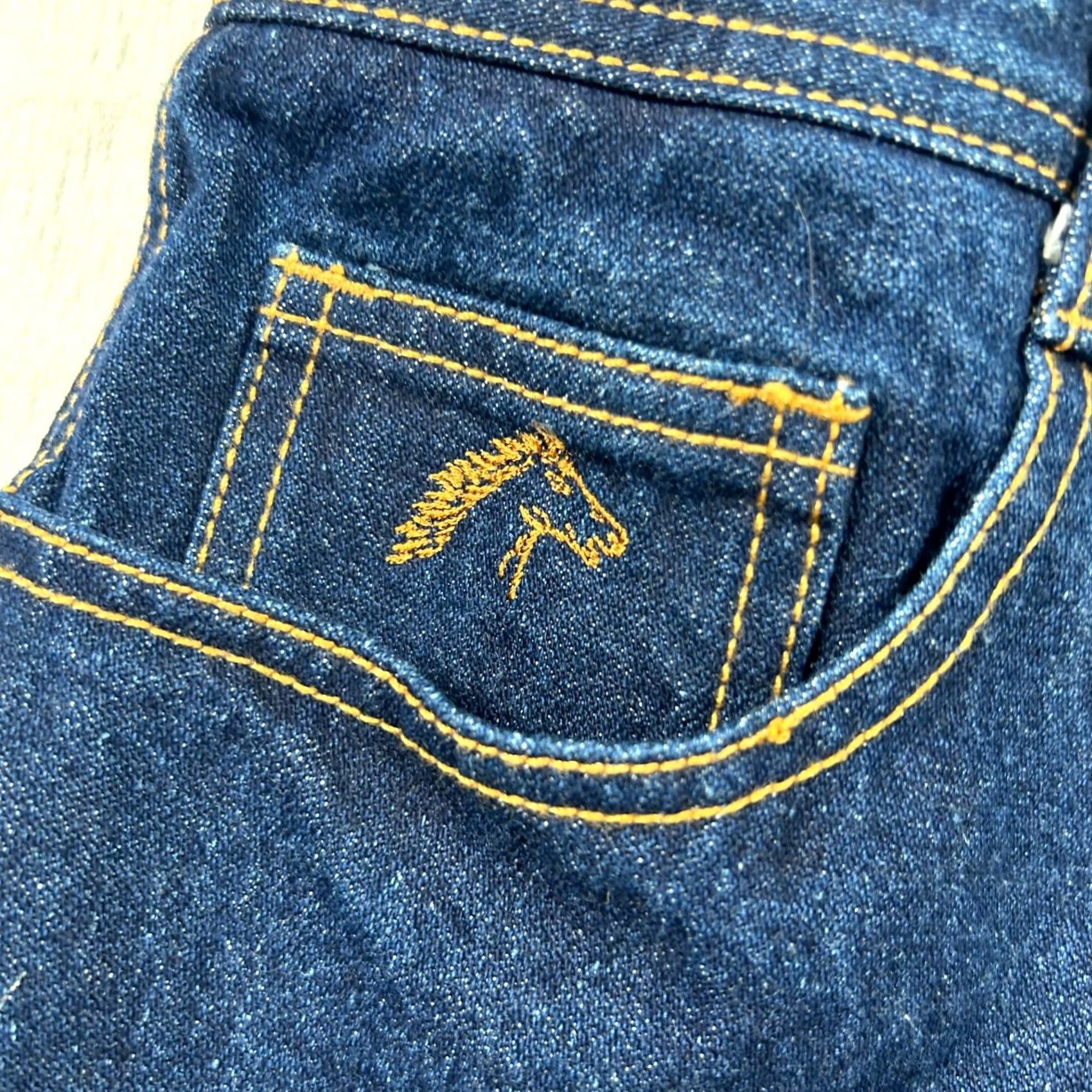 Jordache VINTAGE Jordache Jeans Womens Bootcut High Rise Dark 36L 70s 80s Hong Kong Size 24" / US 00 / IT 34 - 6 Thumbnail