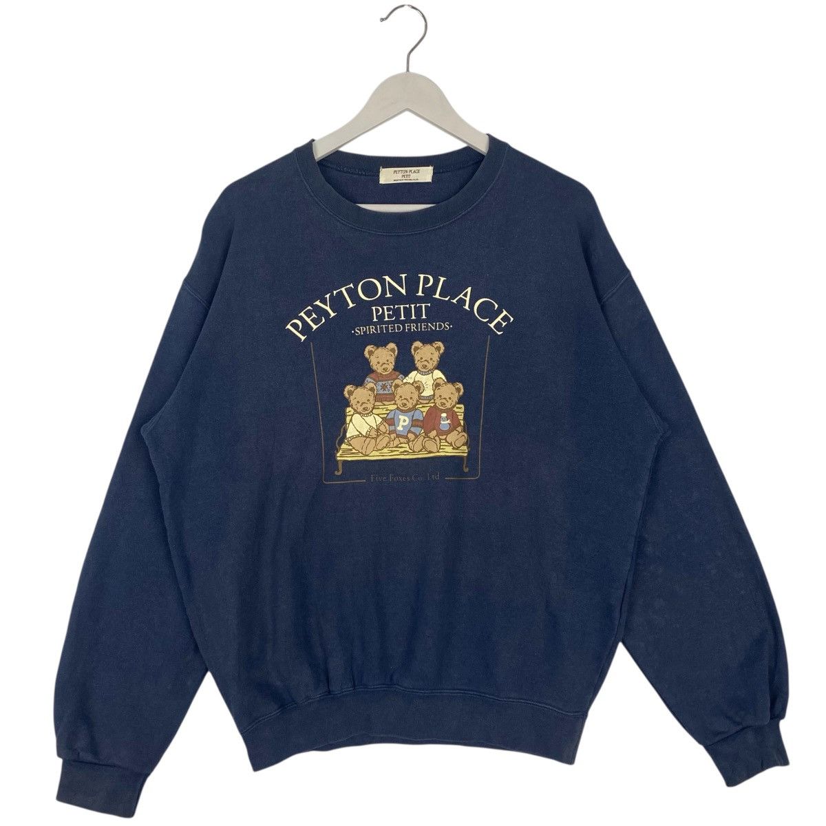 Other Vintage Peyton Place Petit Sweatshirt Crewneck Navy Blue Size US L / EU 52-54 / 3 - 1 Thumbnail