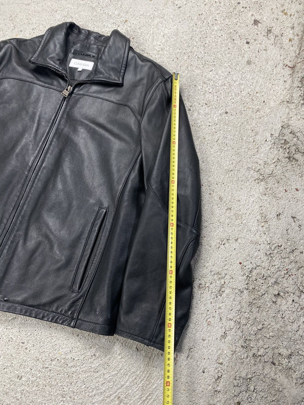 Calvin Klein Calvin klein black leather jacket luxury Size US L / EU 52-54 / 3 - 22 Thumbnail