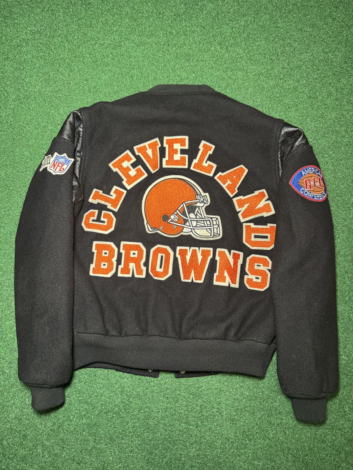 Chalk Line Cleveland Browns Chalk Line NFL Letterman Sm 22x24 Jacket Size US S / EU 44-46 / 1 - 1 Thumbnail