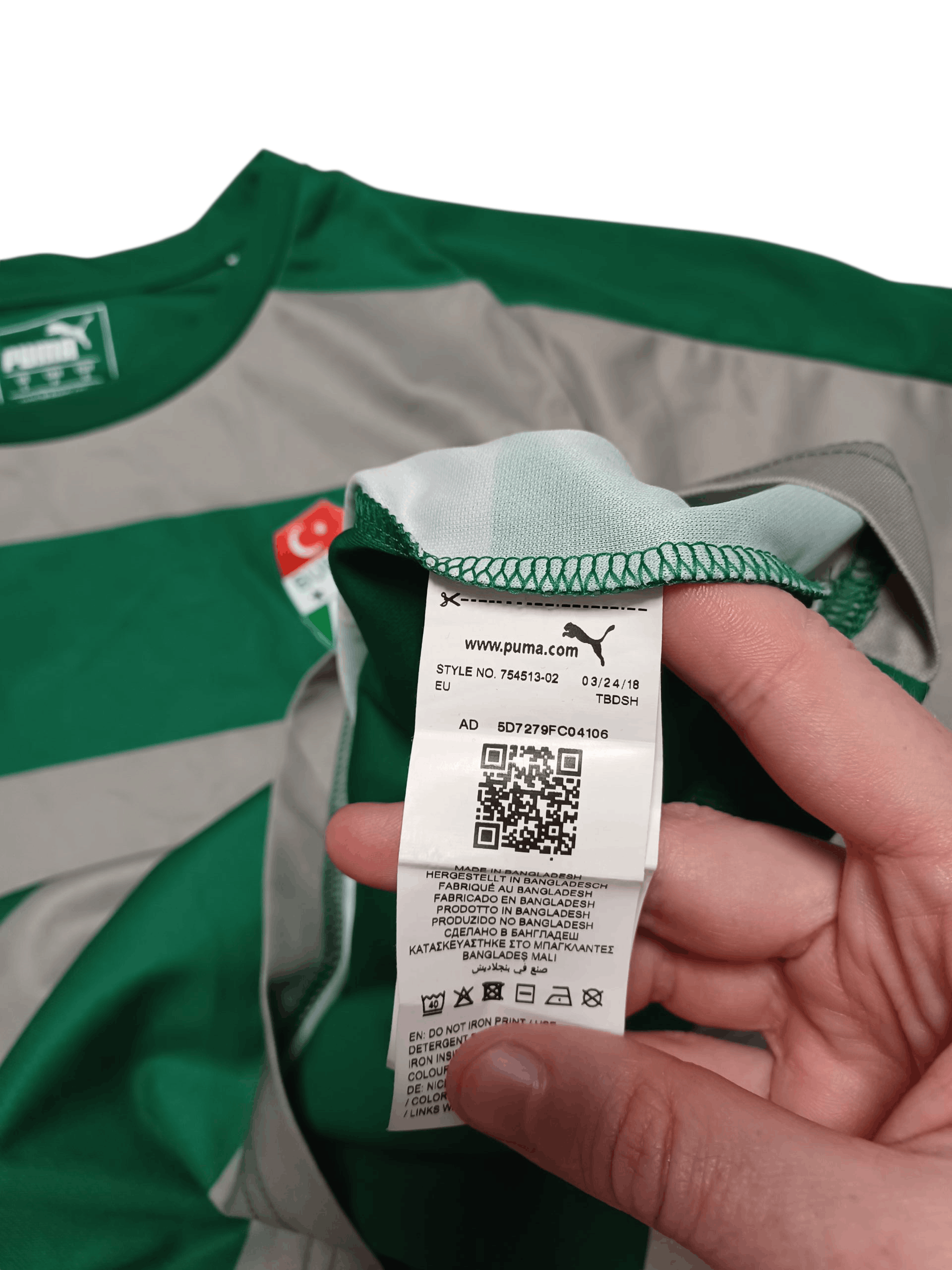 Puma BURSASPOR PUMA VINTAGE 2018 SOCCER JERSEY FOOTBALL BLOKECORE Size US S / EU 44-46 / 1 - 5 Thumbnail
