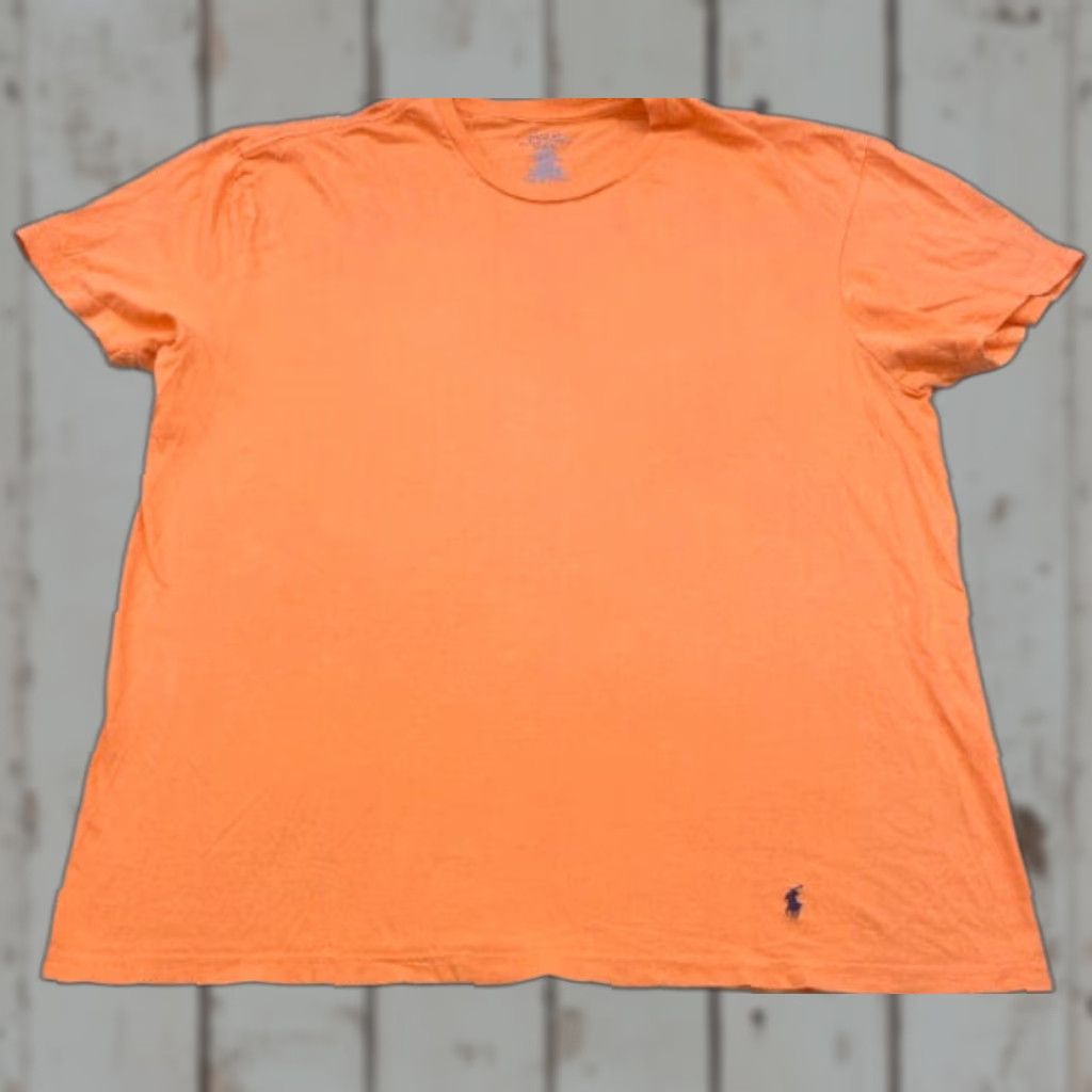 Polo Ralph Lauren Polo Ralph Lauren T-Shirt Men's XL Short Sleeve Orange 100% Cotton 4421 Size US XL / EU 56 / 4 - 1 Thumbnail
