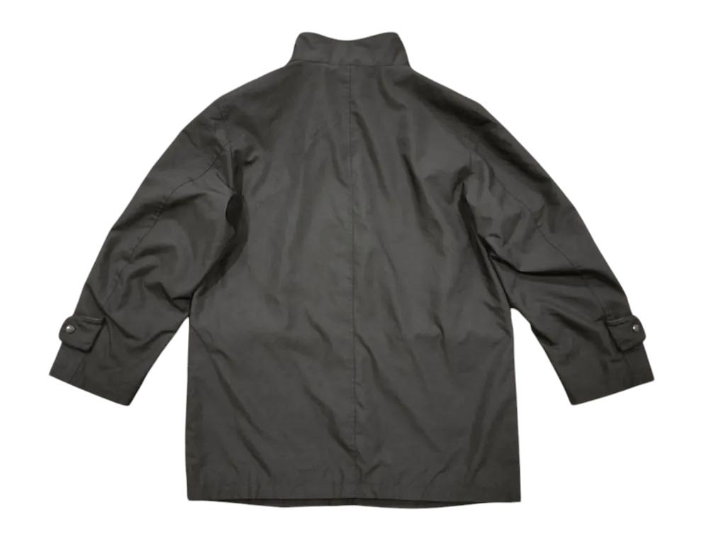Aquascutum Aquascutum London Overcoat Zipper Button Leather Part Size US M / EU 48-50 / 2 - 2 Thumbnail