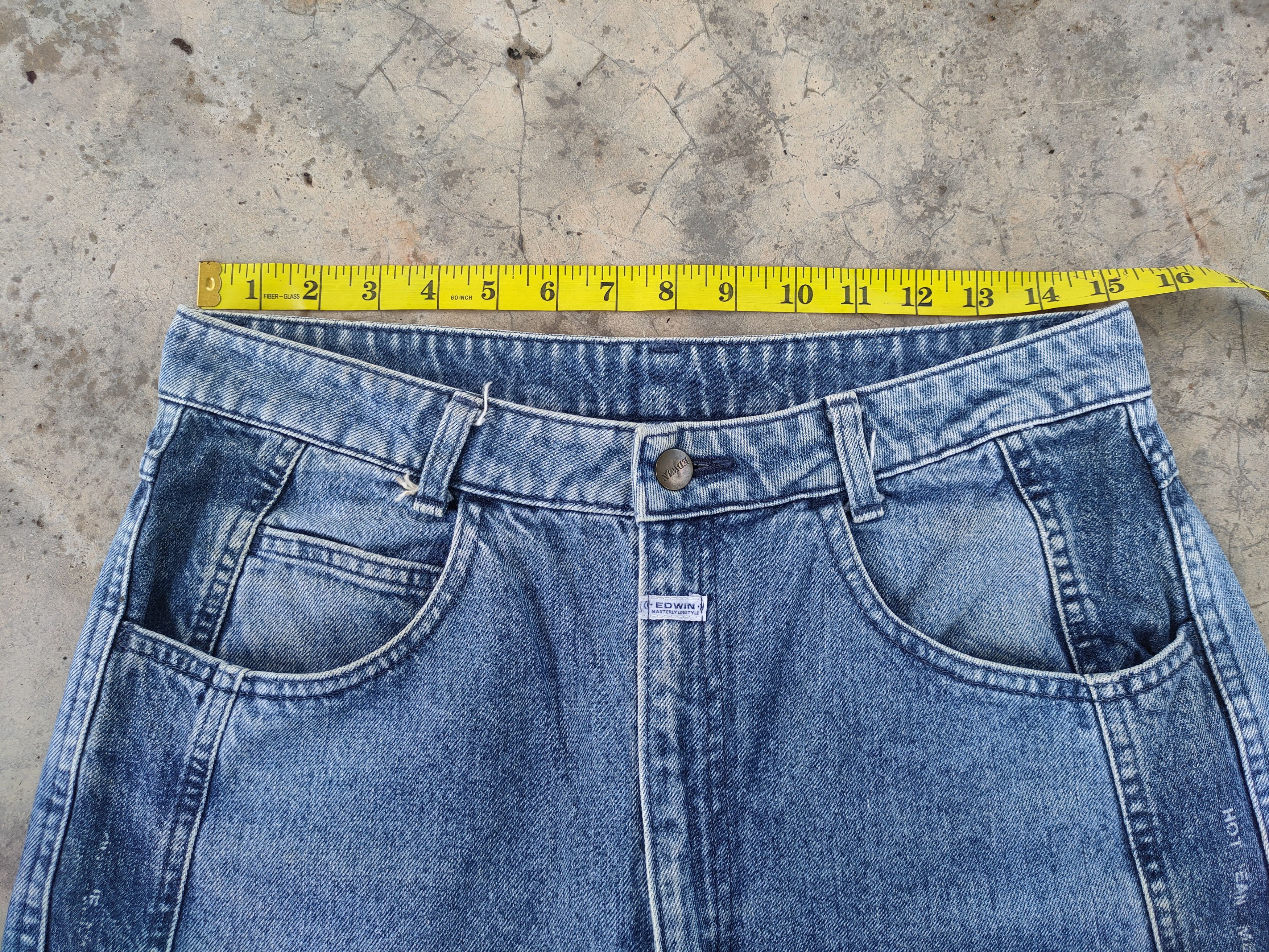 Edwin VINTAGE EDWIN FADED JEANS DENIM PANTS Size US 30 / EU 46 - 7 Thumbnail