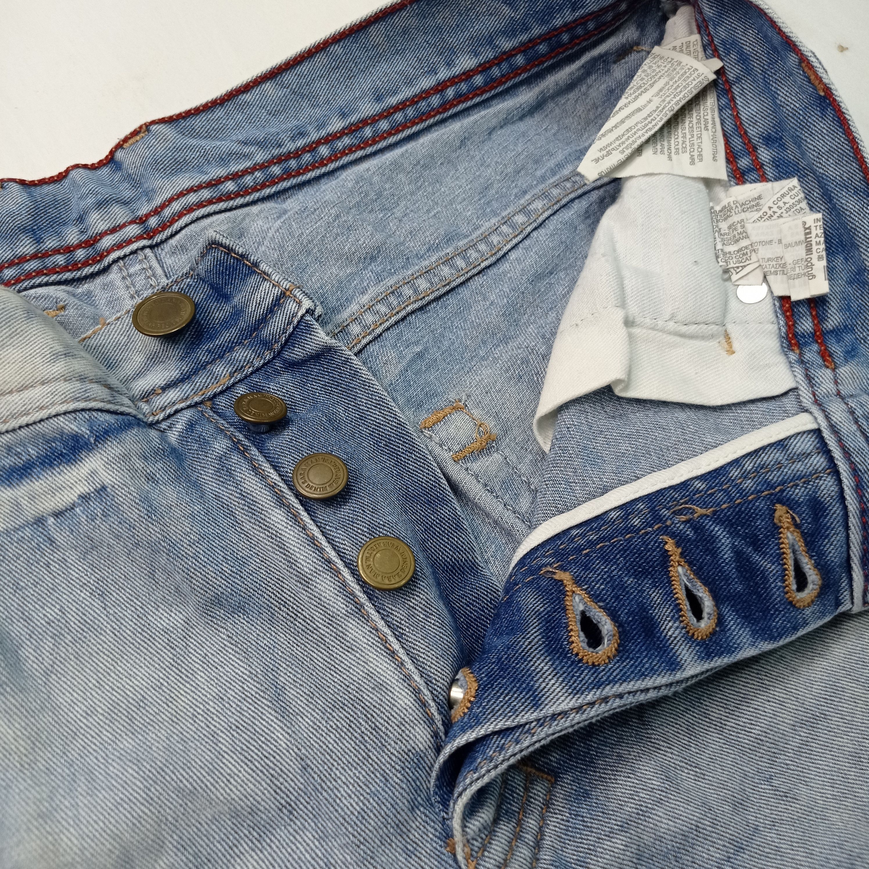 Zara 🔥Zara Faded Distressed Jeans Pants Size US 31 - 5 Thumbnail