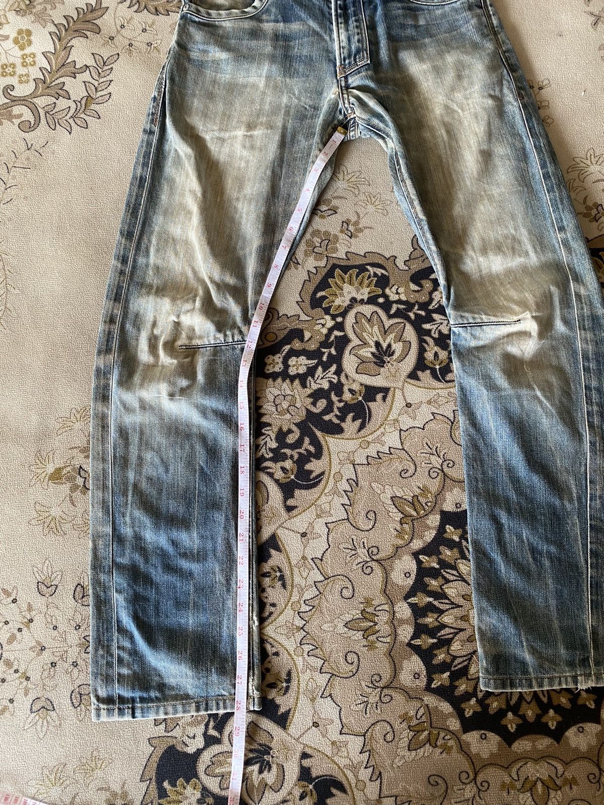 Japanese Brand Vintage Japanese Brand Back Number Distressed Denim Size US 28 / EU 44 - 16 Thumbnail
