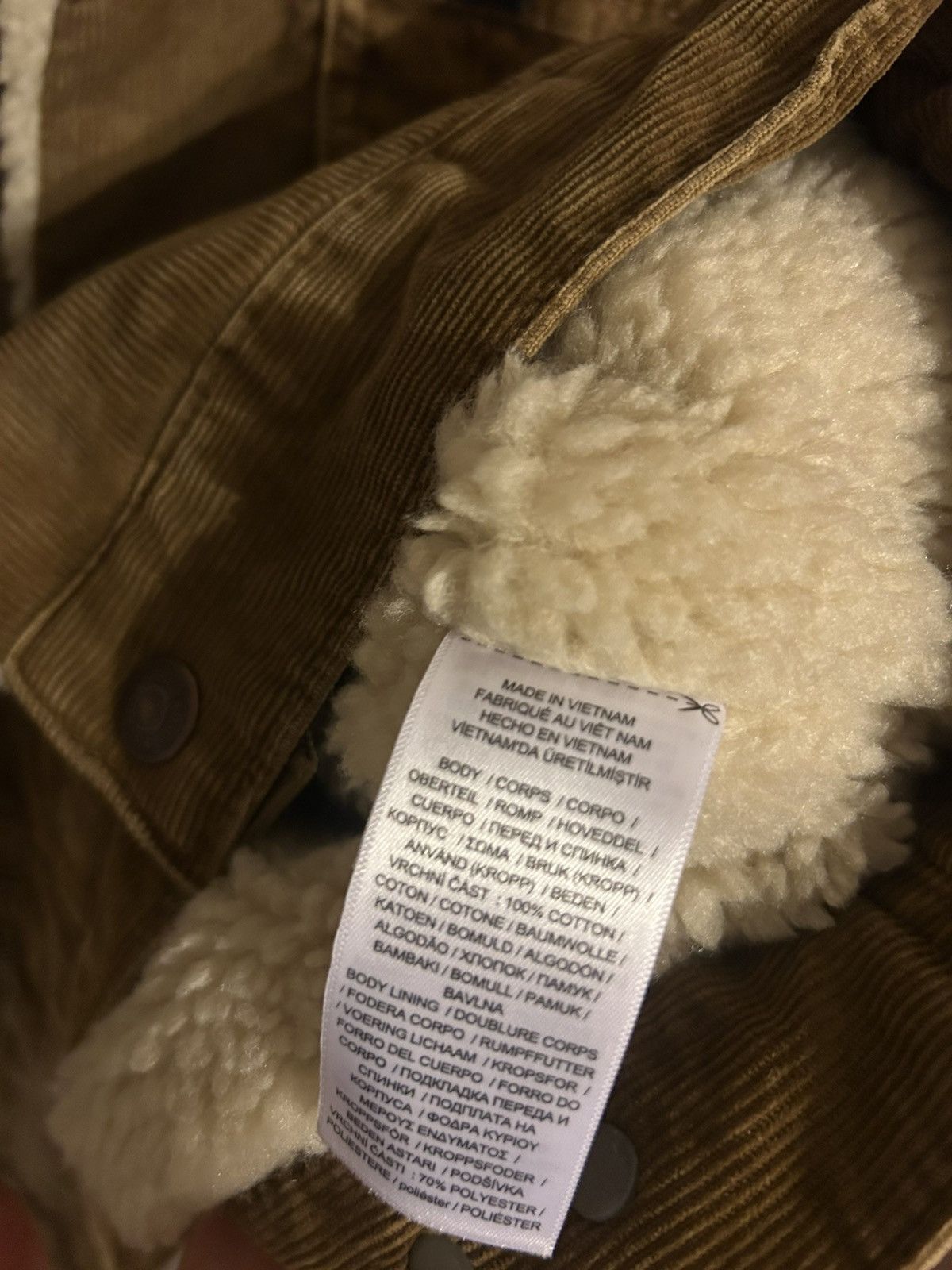 Polo Ralph Lauren Polo Ralph Lauren Men's Fleece-Lined Corduroy Trucker Jacket Size US M / EU 48-50 / 2 - 11 Thumbnail