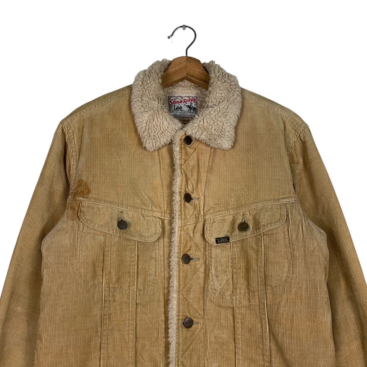 Lee LEE Storm Rider Sanforized Corduroy Sherpa Jacket #0583-C27 Size US L / EU 52-54 / 3 - 2 Thumbnail