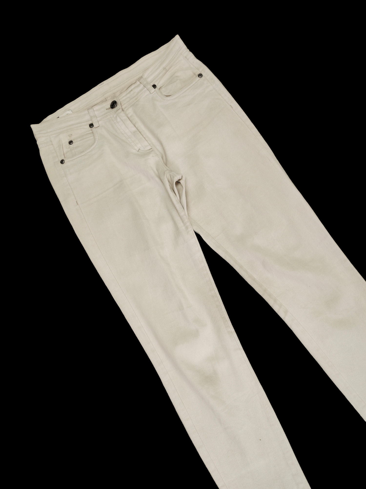 Jil Sander Jil Sander Lampo Zipper Navy Cream Denim Pants Skinny Fit Size 28" / US 6 / IT 42 - 6 Thumbnail