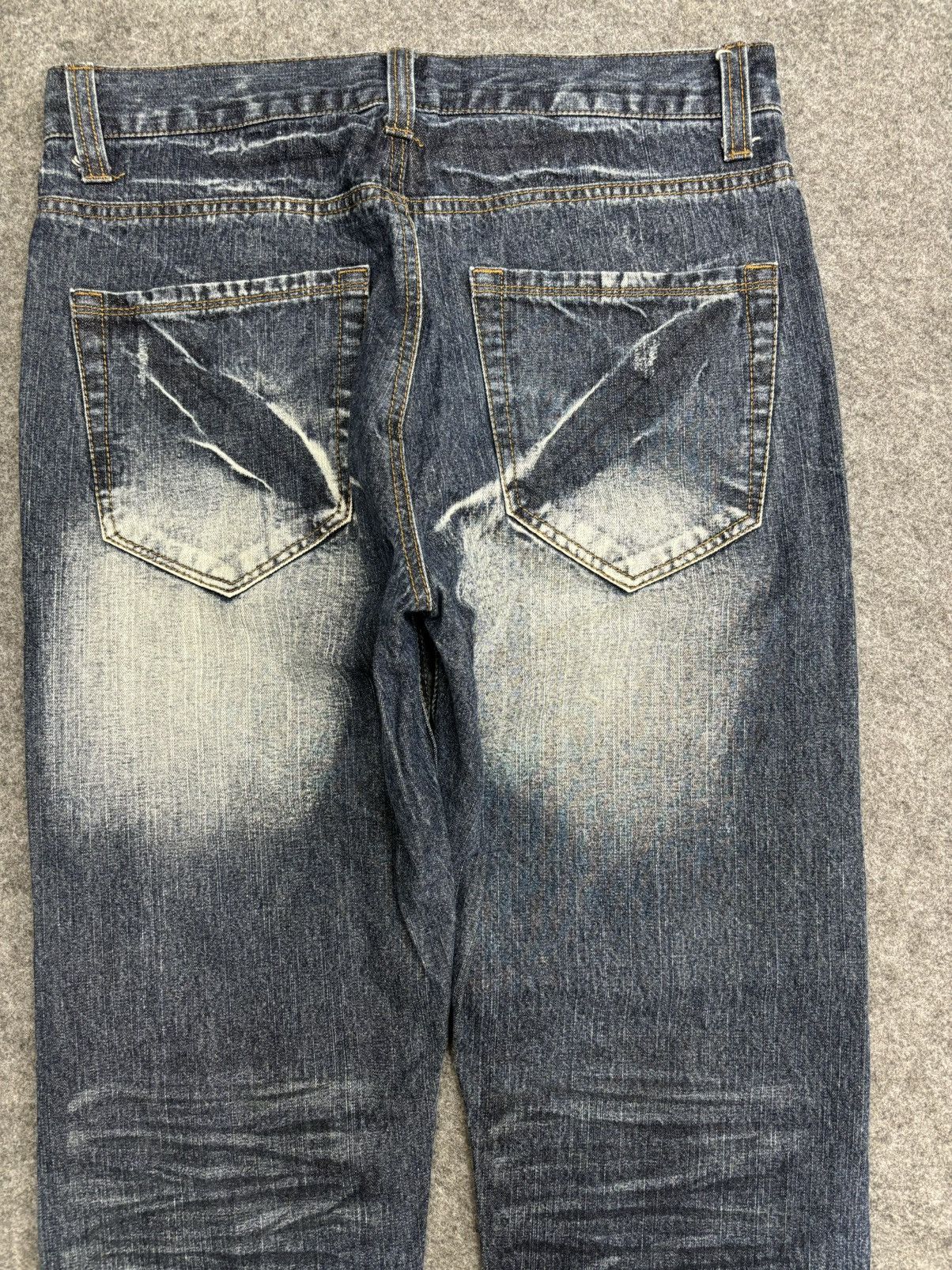 Japanese Brand 💥Sick Fades💥Zerosail All Over Sick Fades Slim Denim F479 Size US 32 / EU 48 - 15 Thumbnail