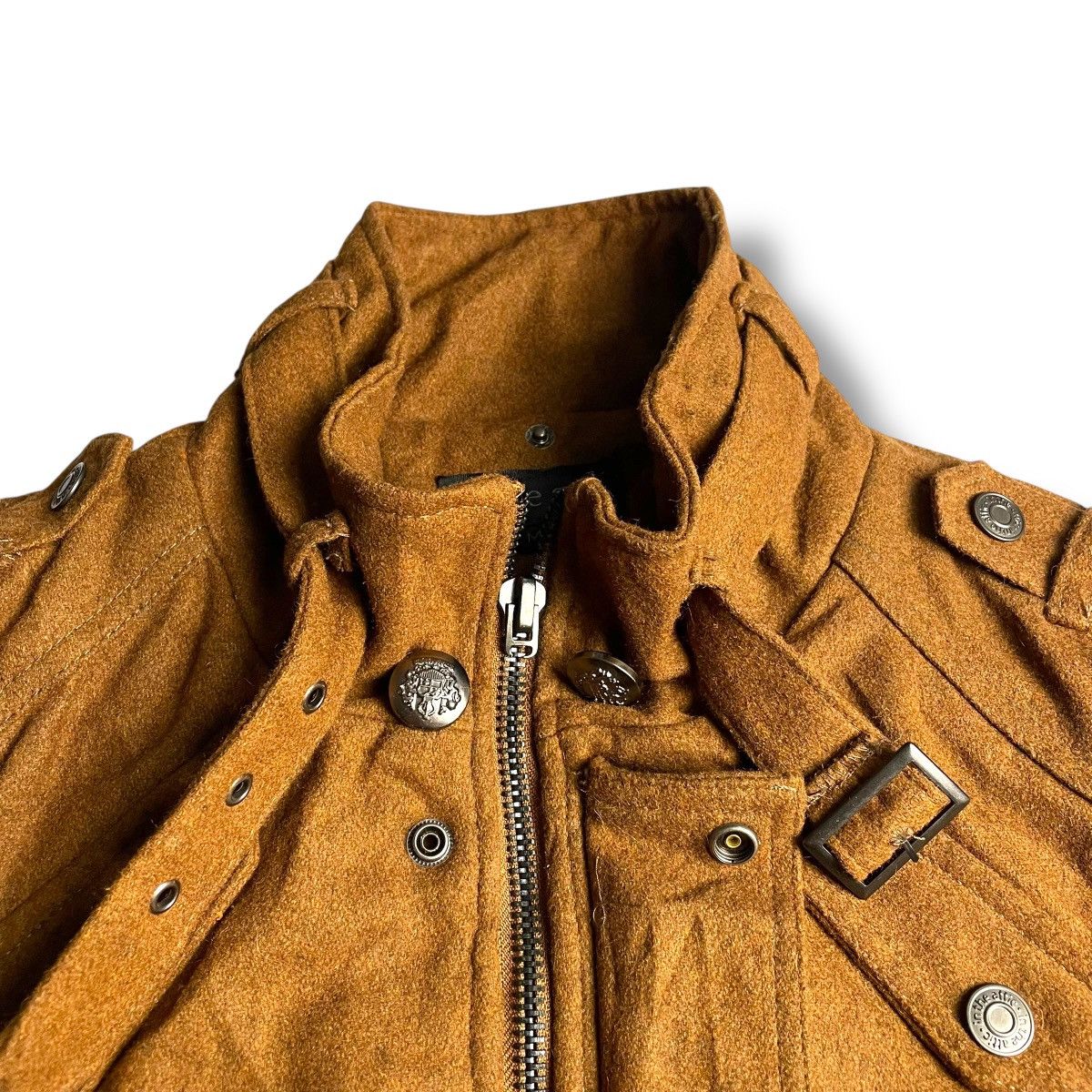 In The Attic 🇯🇵 IN THE ATTIC MULTIPOCKET BONDAGE BUCKLE SLEEVE PUNK JACKET Size US M / EU 48-50 / 2 - 10 Thumbnail