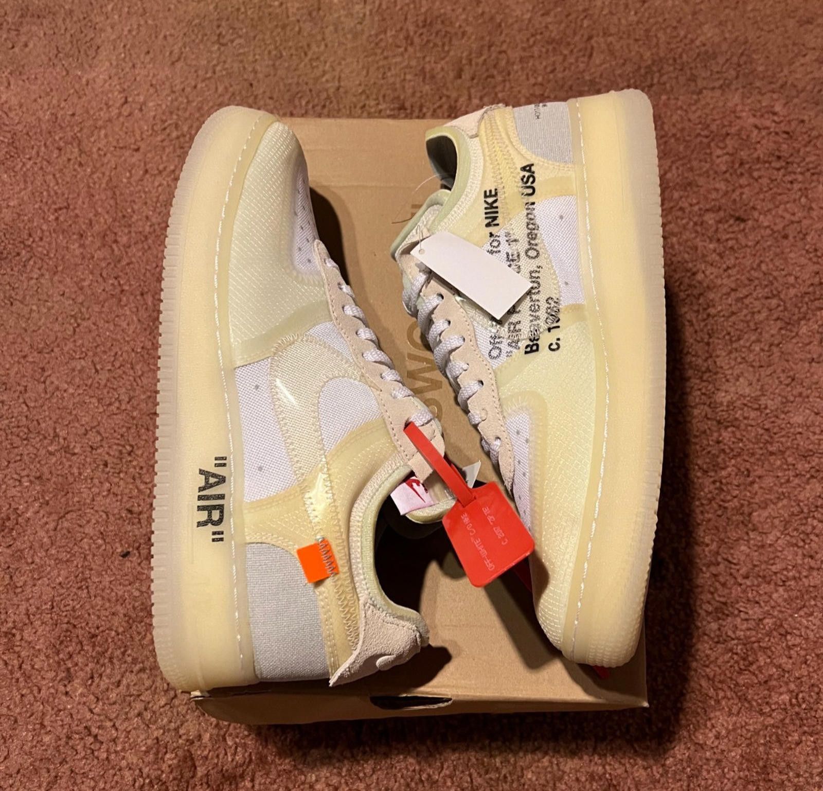2017 Nike Air Force 1 Off White “The Ten” AO4606-100 US10.5