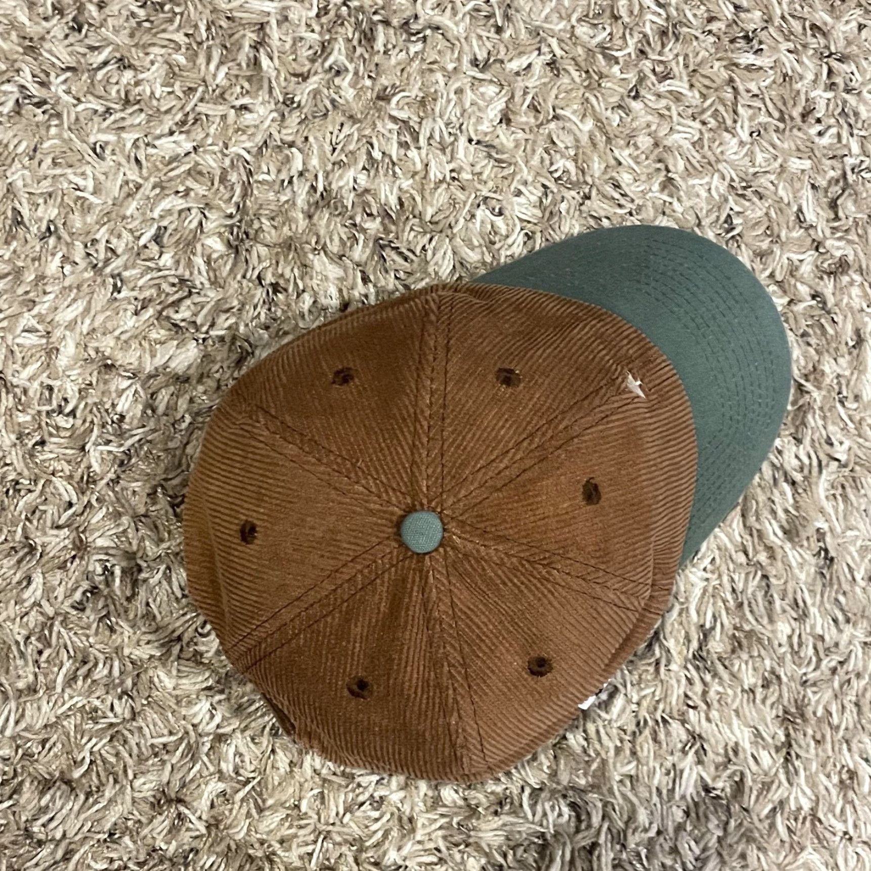 Logo 7 Tinlid Hat Brown Corduroy Tree Logo Strap Back One Size Outdoor Mens Baseball Cap Size ONE SIZE - 7 Thumbnail