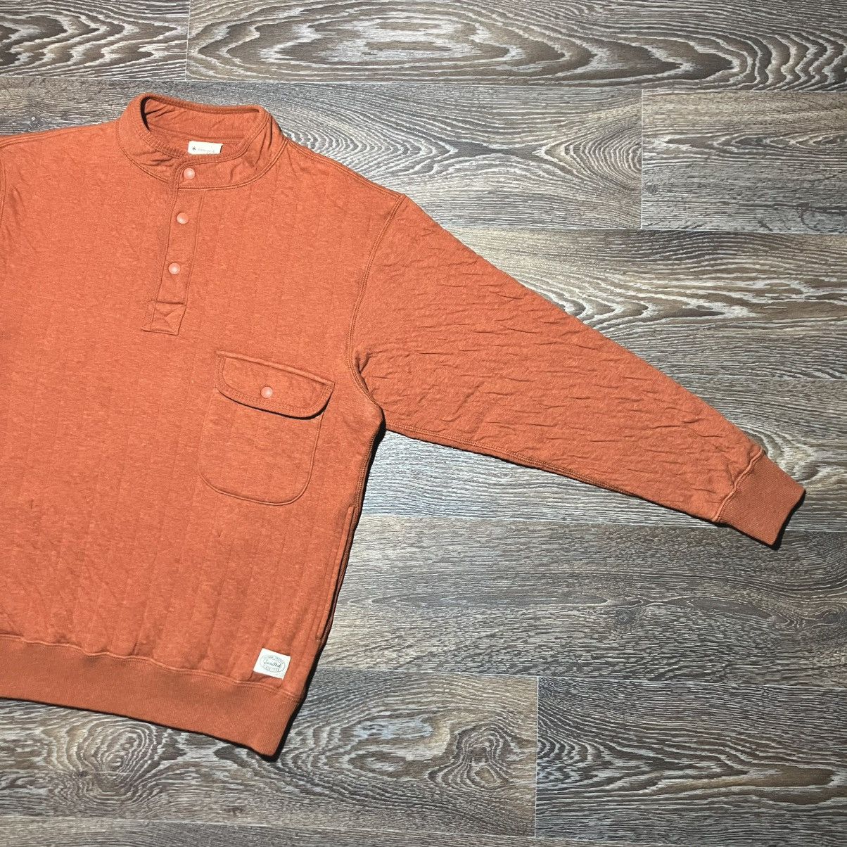 Snow Peak SNOW PEAK Natural Warm Stretch Pullover 1/3 Button Up Orange Size US S / EU 44-46 / 1 - 2 Thumbnail