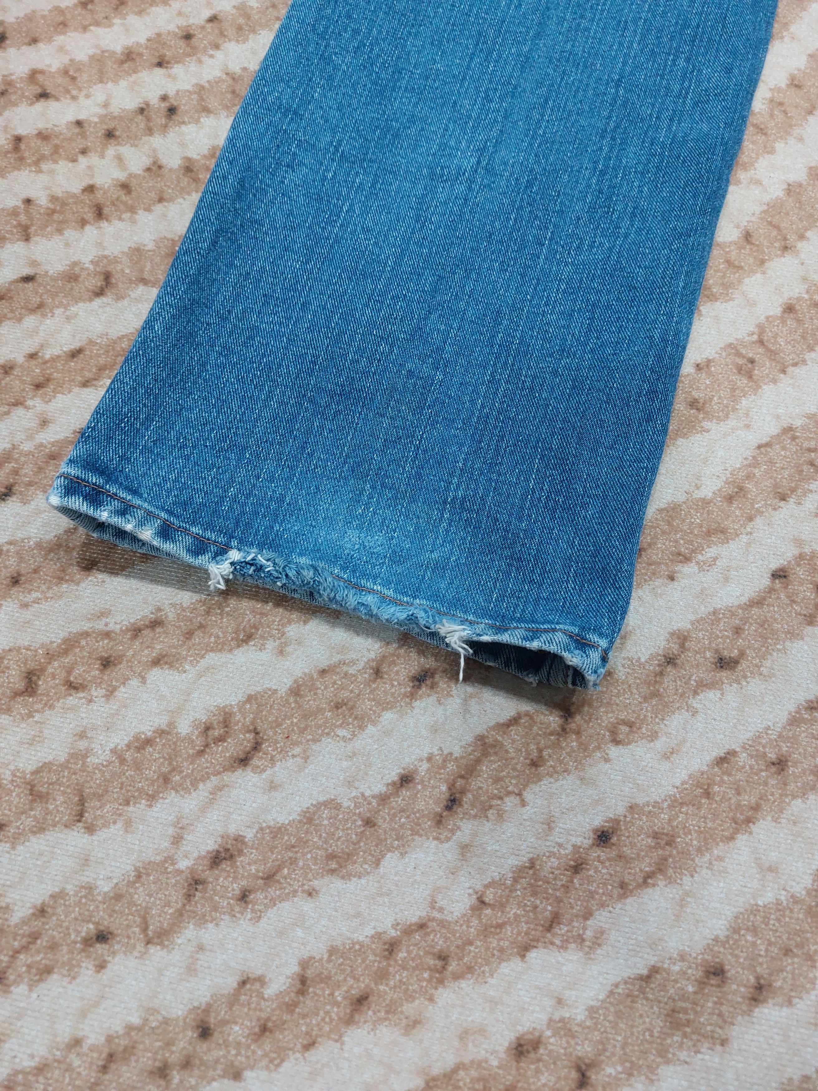 Edwin VINTAGE EDWIN 503 REGULAR DISTRESSED MUD WASH JAPANESE DENIM Size US 35 - 18 Thumbnail