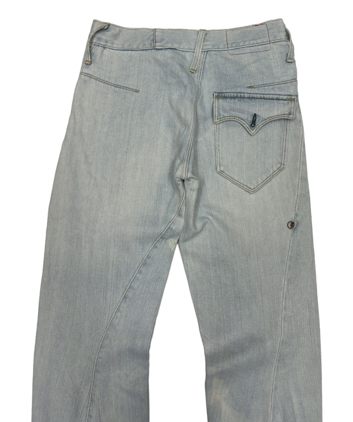 Levi's 🔥LEVIS RED FLARE DISTRESSED DENIM JEANS Size 27" / US 4 / IT 40 - 6 Thumbnail