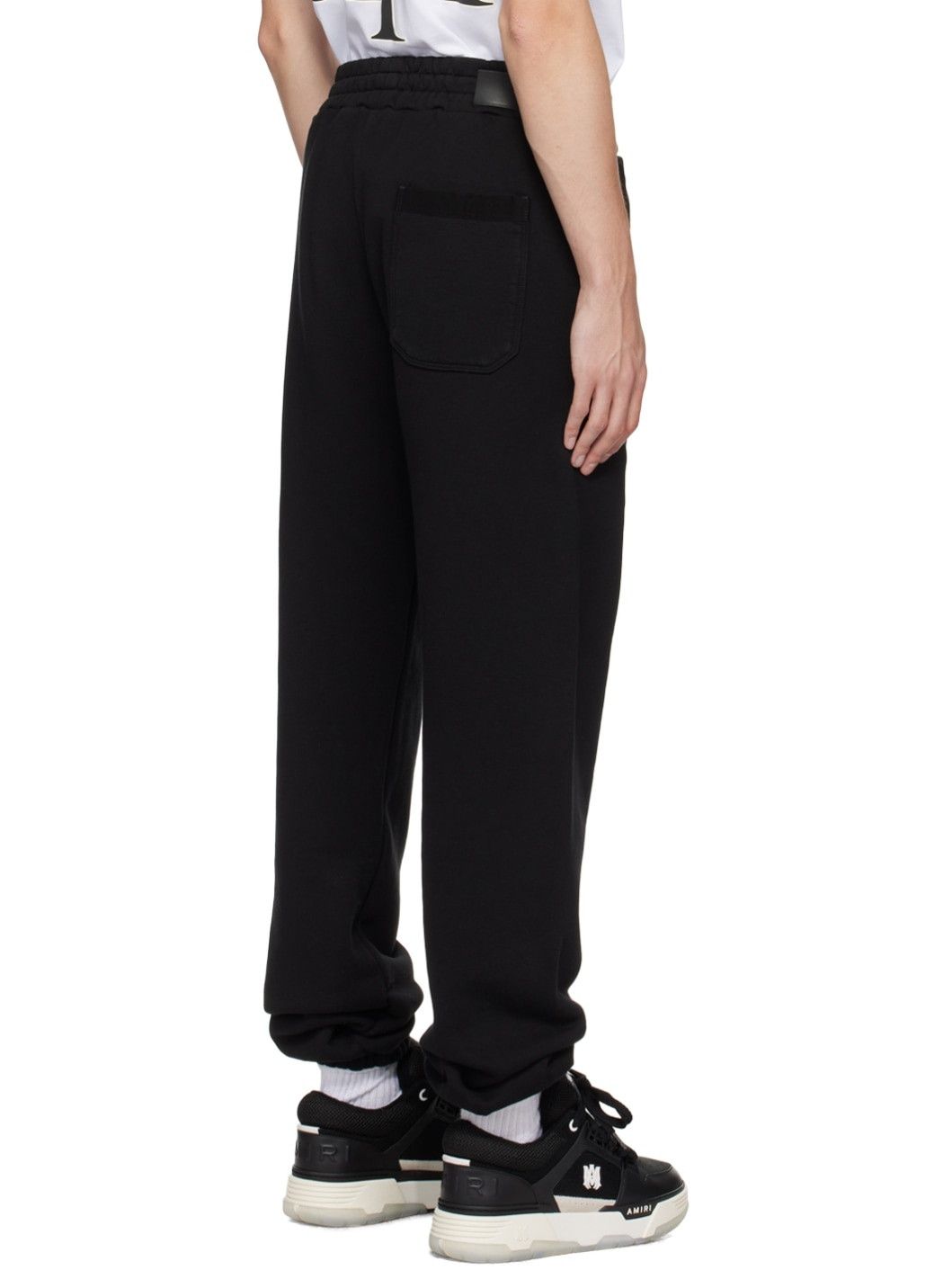 Amiri o1y0525 Logo Jogger & Sweatpant in Black Size US 30 / EU 46 - 3 Thumbnail