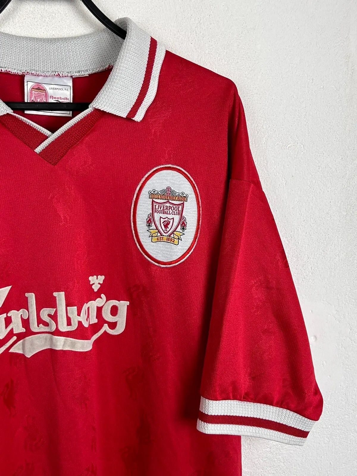 Reebok Reebok x Liverpool FC 1996/98 #13 Karl Heinz Riedle Jersey Size US M / EU 48-50 / 2 - 3 Thumbnail