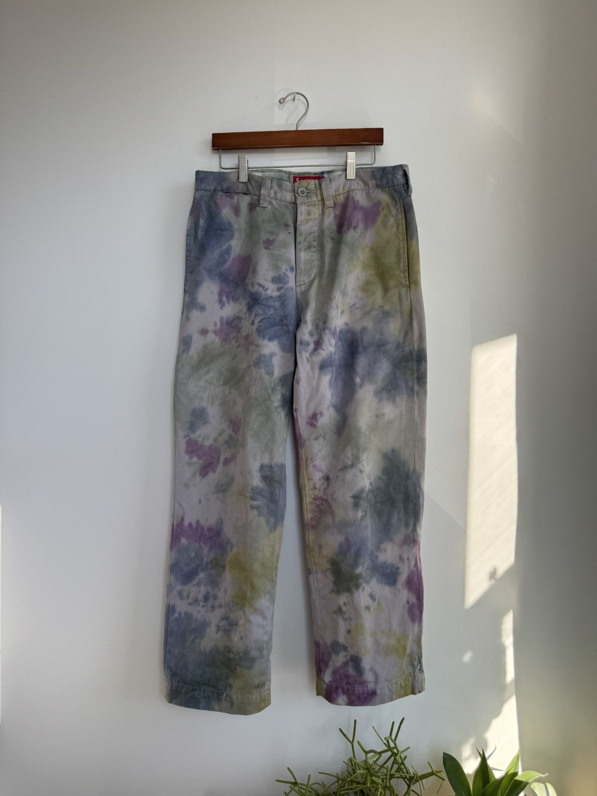 Supreme Supreme tie dye chinos Size US 31 - 1 Thumbnail