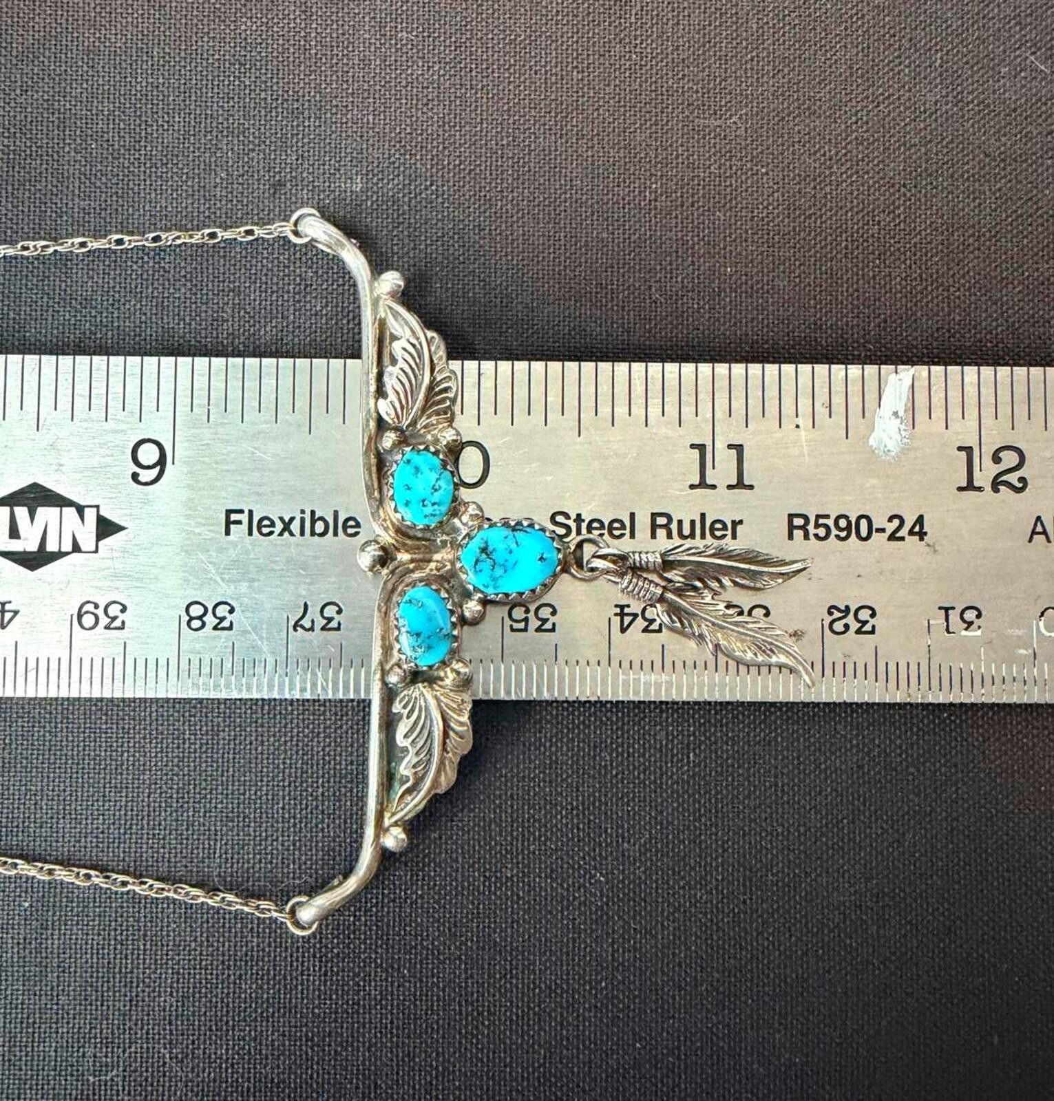 Other Robert Begay Navajo Sterling Turquoise Necklace Vintage Size ONE SIZE - 8 Thumbnail