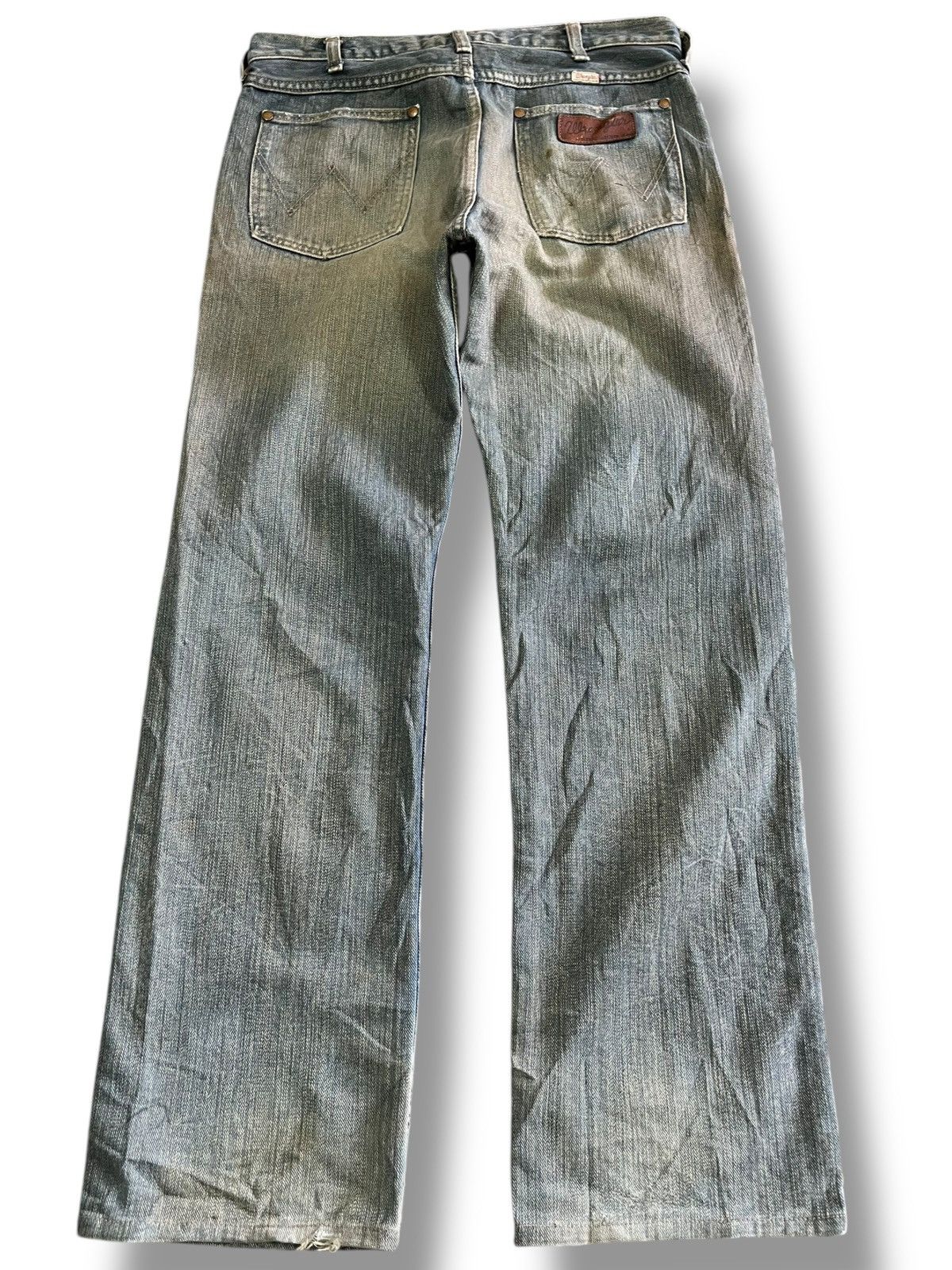 Japanese Brand × Wrangler Vintage Wrangler Mudwash Sanforized Denim Size US 33 - 5 Thumbnail