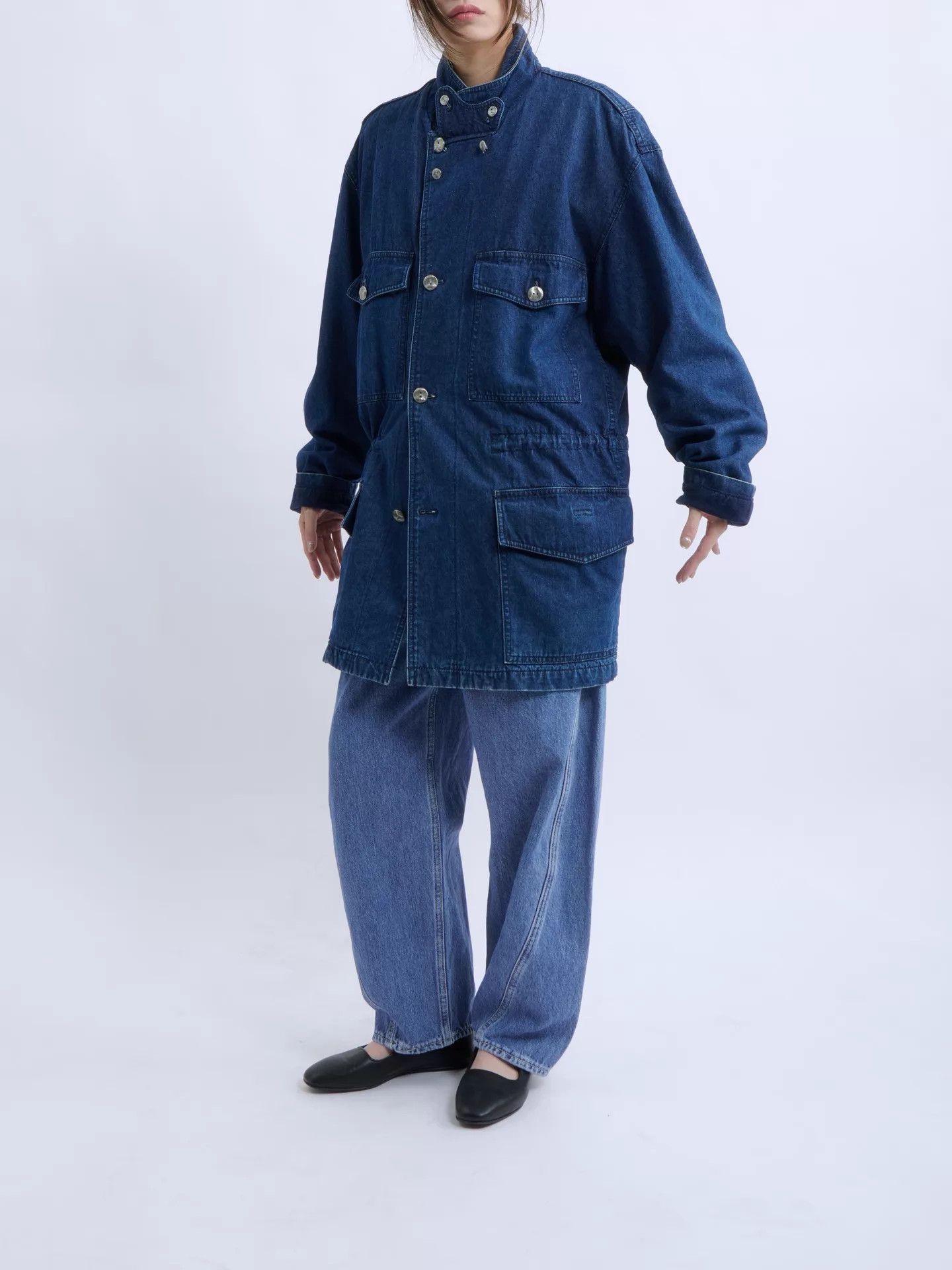 Other Jean of Plantation 80s Rare Denim M65 Silver Button Size US L / EU 52-54 / 3 - 5 Thumbnail