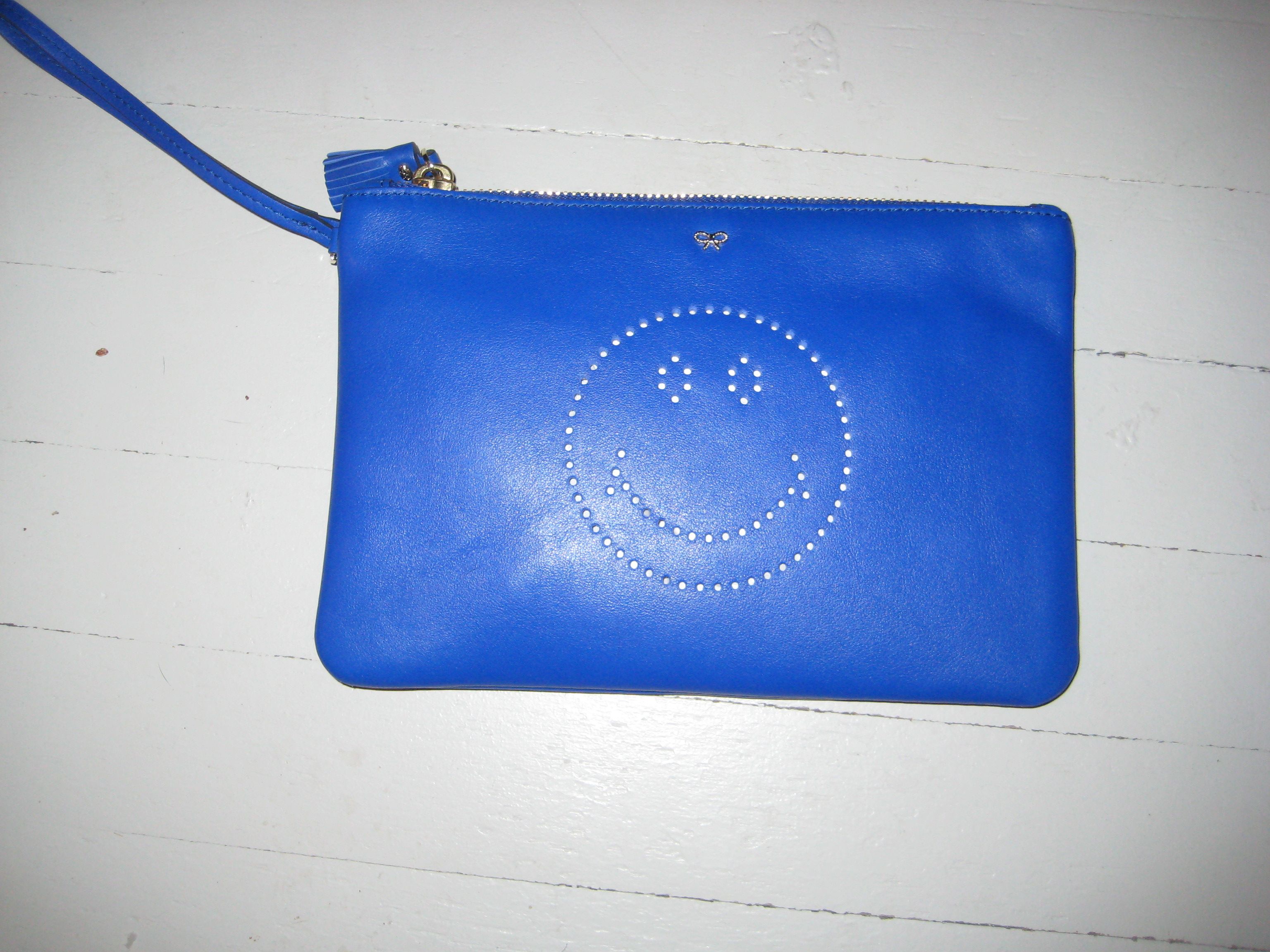 Anya Hindmarch Anya Hindmarch Smiley Leather Pouch Size ONE SIZE - 1 Thumbnail