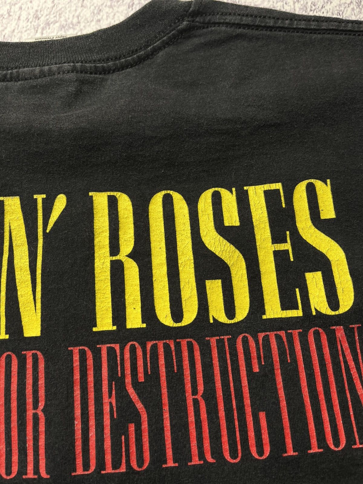 Band Tees GNR Appetite For Distruction Promo Cross T shirt Y2K tee L Size US L / EU 52-54 / 3 - 24 Thumbnail