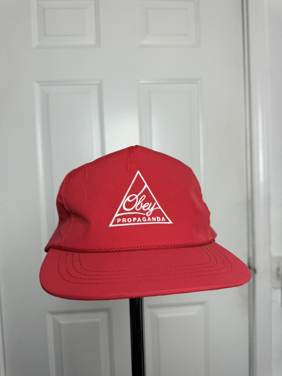 Obey Obey Propaganda Red 5-Panel Cap - Rare Sample Size ONE SIZE - 2 Thumbnail