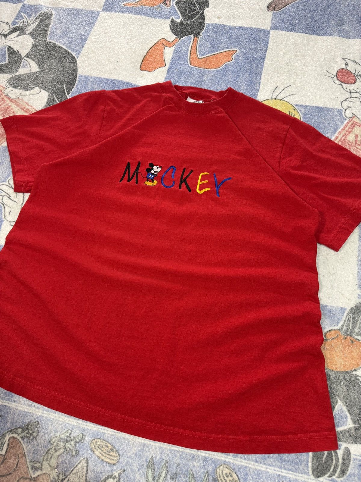Disney Vintage mickey tee Size US L / EU 52-54 / 3 - 2 Thumbnail