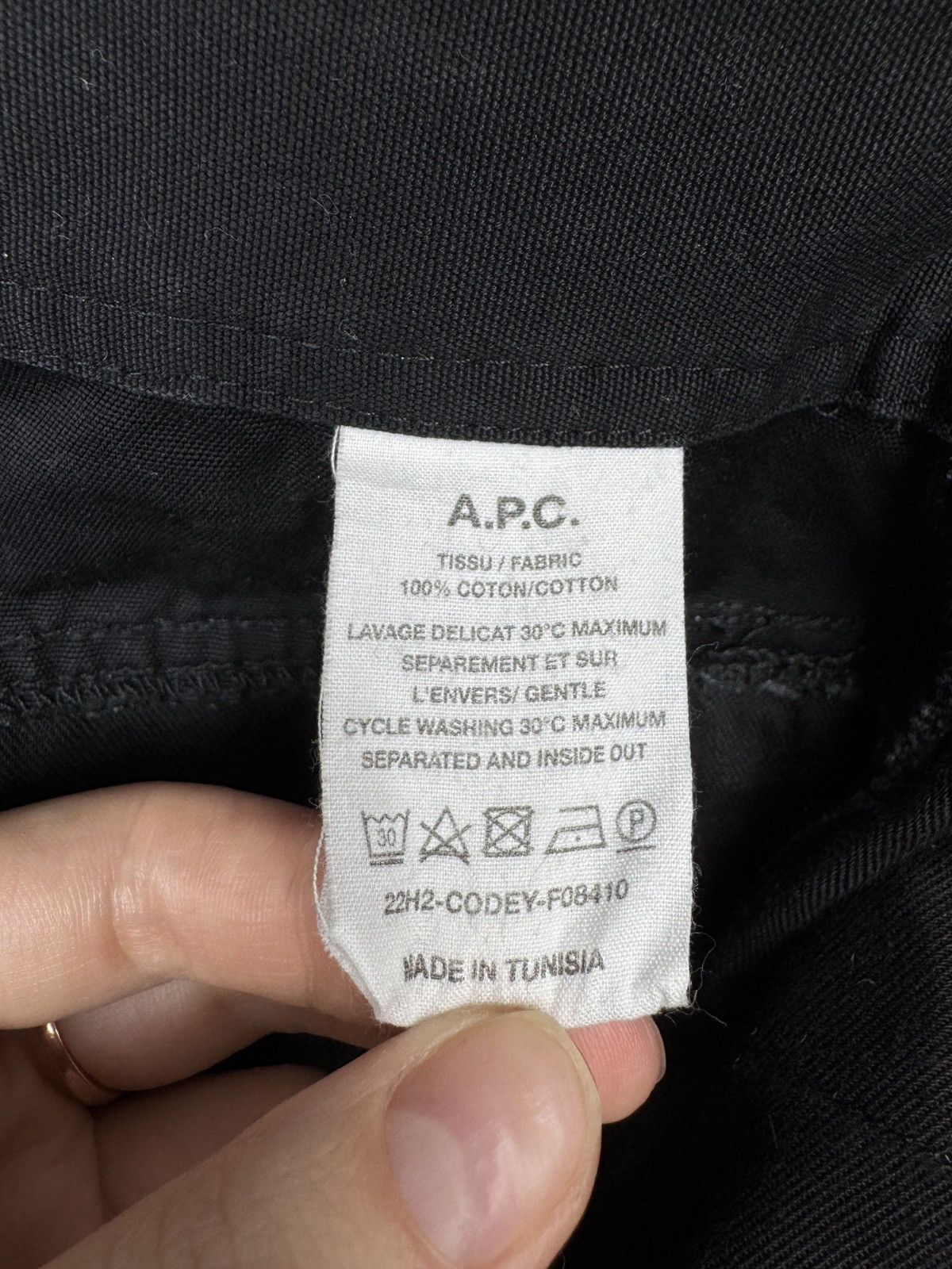 A.P.C. A.P.C x Jane B. Birkin Black cargo baggy pants Size 26" / US 2 / IT 38 - 9 Thumbnail