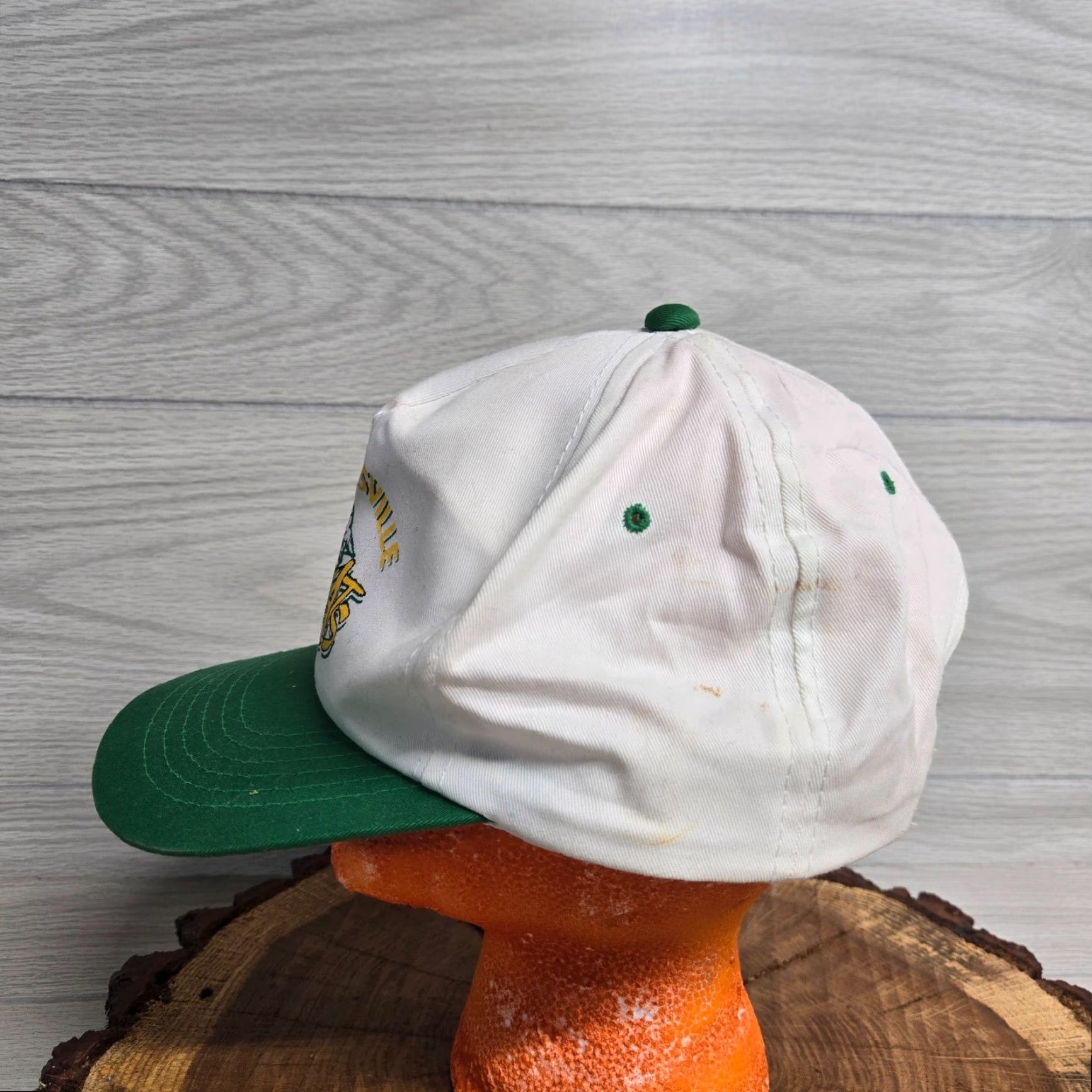 Vintage VINTAGE Hat White Adult Snapback Size ONE SIZE - 5 Thumbnail
