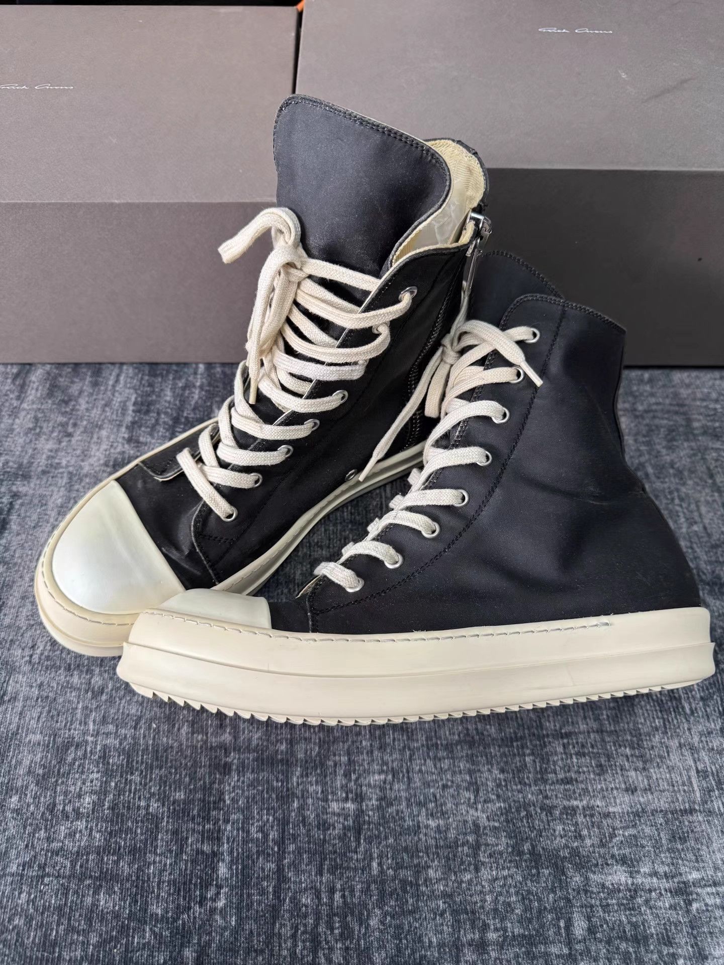 Rick Owens Rick Owens DRKSHDW Waxed Big Converse Size US 9.5 / EU 42-43 - 1 Thumbnail