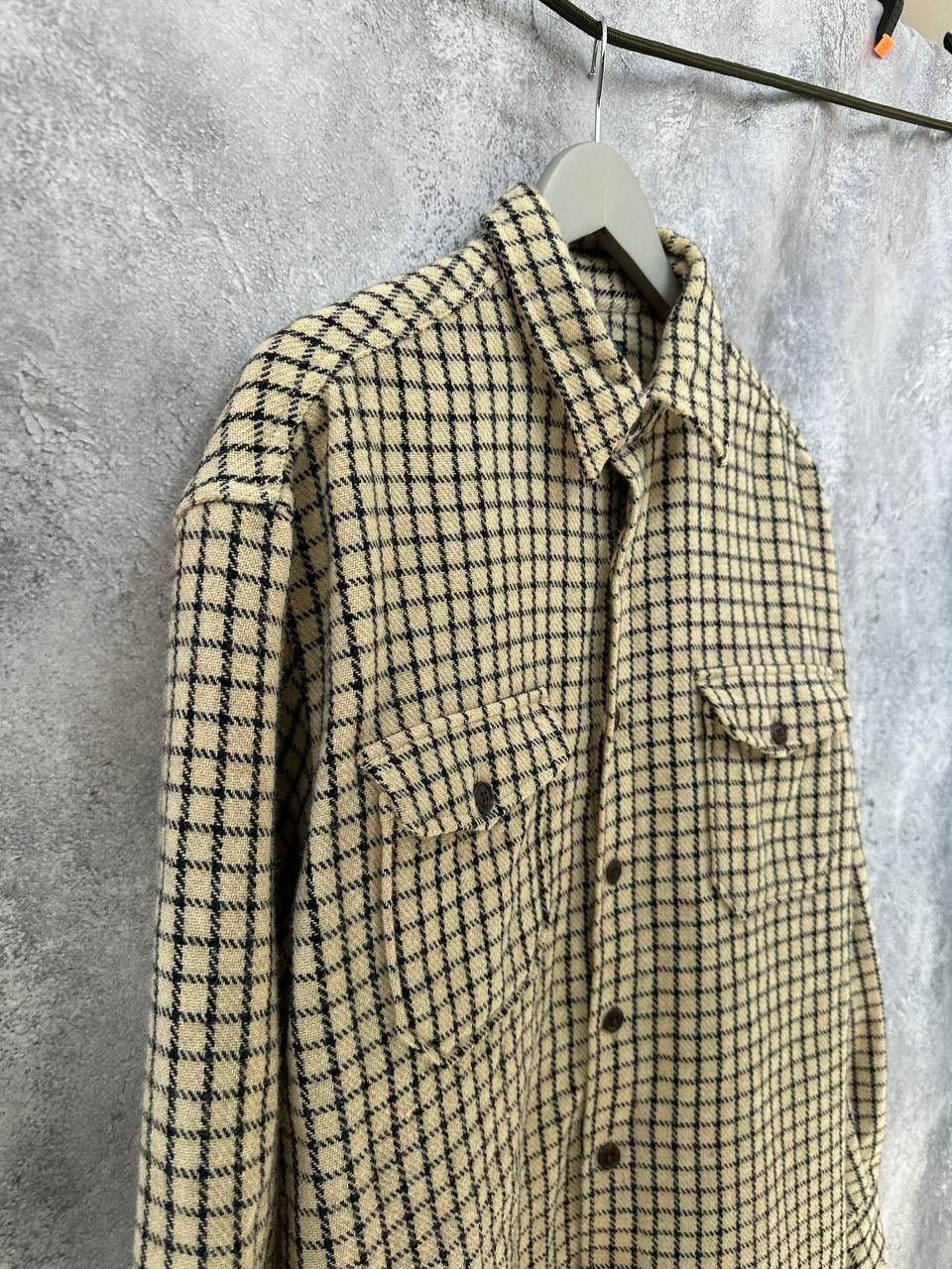 Abercrombie & Fitch × Vintage Abercrombie Fitch Vintage Plaid Overshirt Wool Button Jacket Size US M / EU 48-50 / 2 - 4 Thumbnail